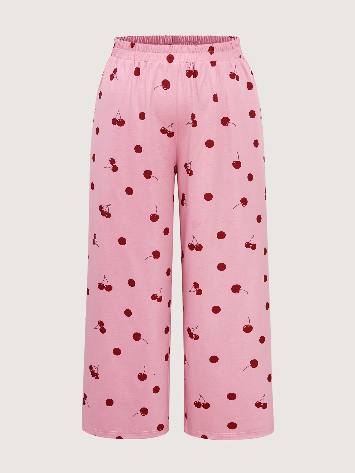 Playful Cherry Print Loungewear Set - Image 10