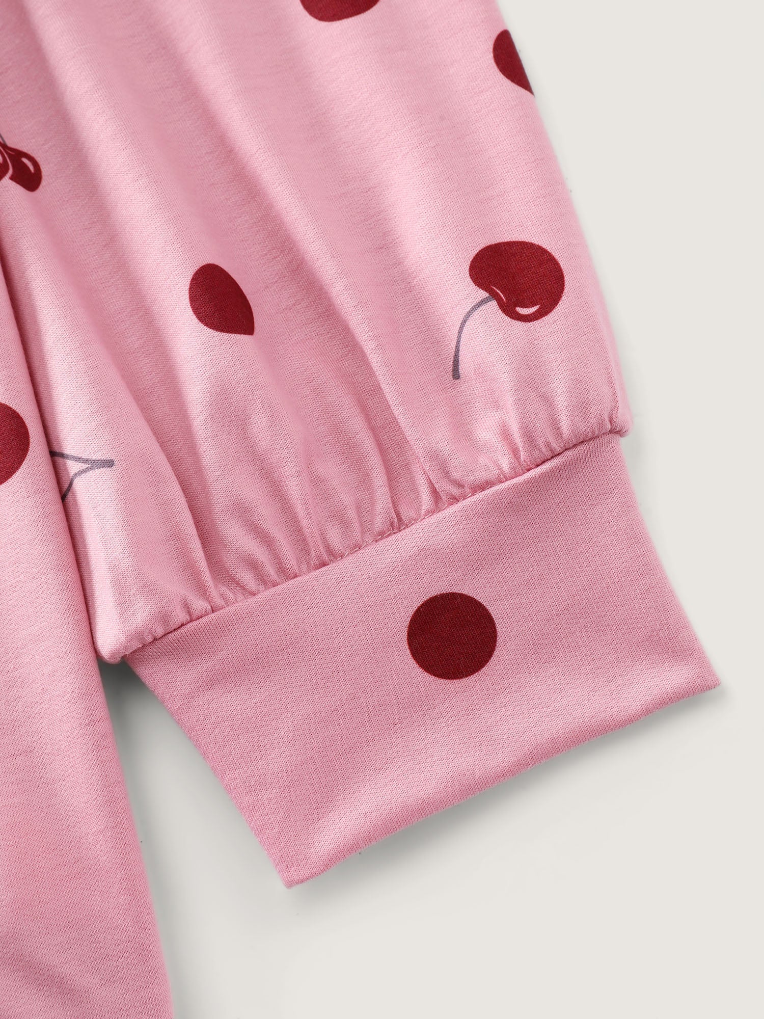 Playful Cherry Print Loungewear Set - Image 11