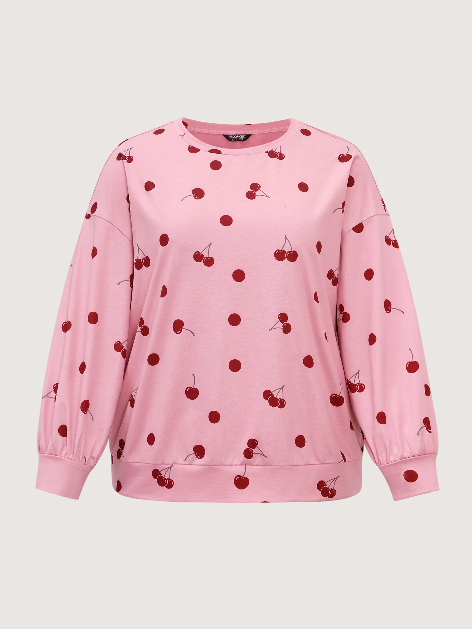 Playful Cherry Print Loungewear Set - Image 9