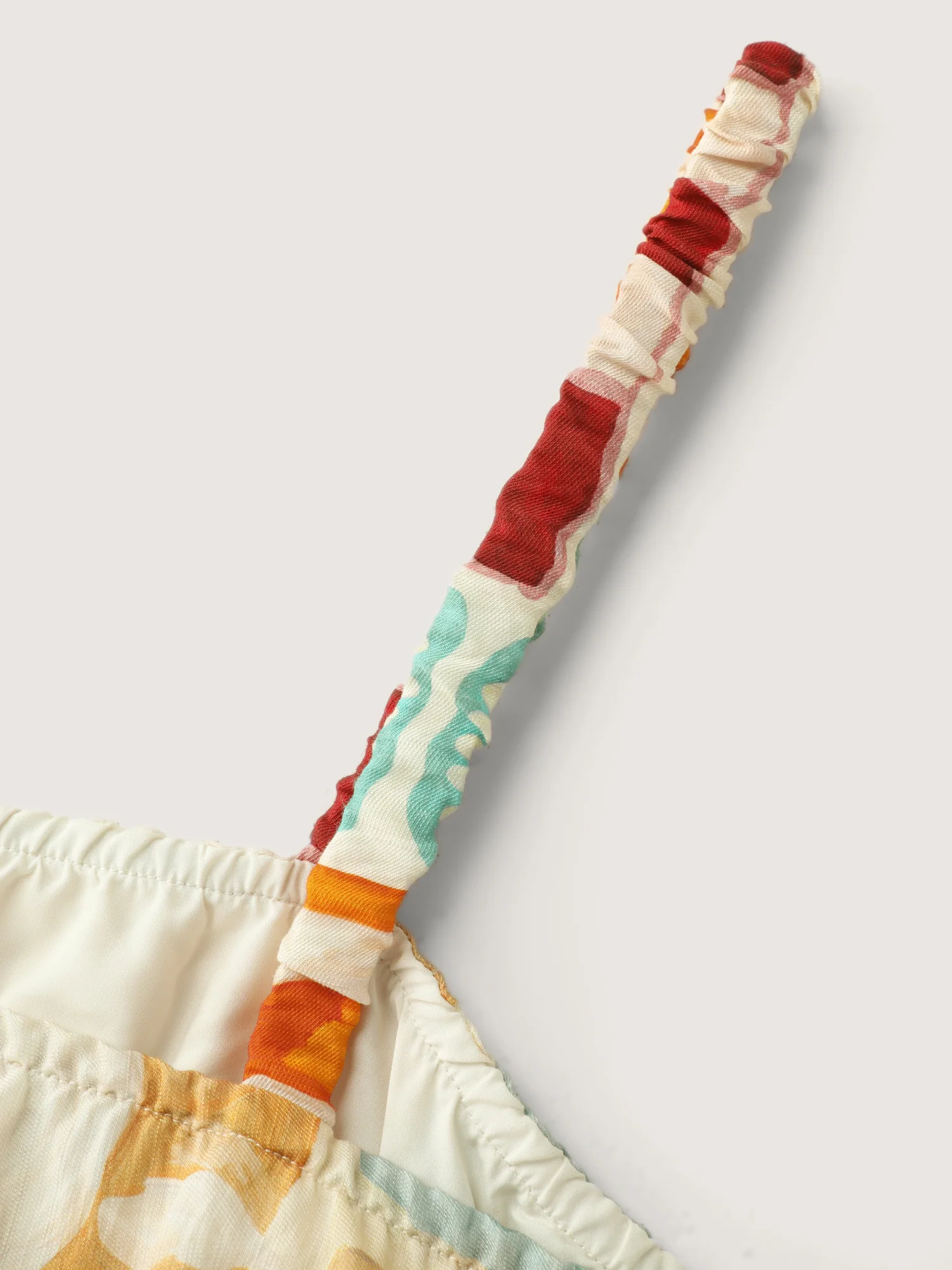 Playful Collage Print Cami Midi Dress - Image 6