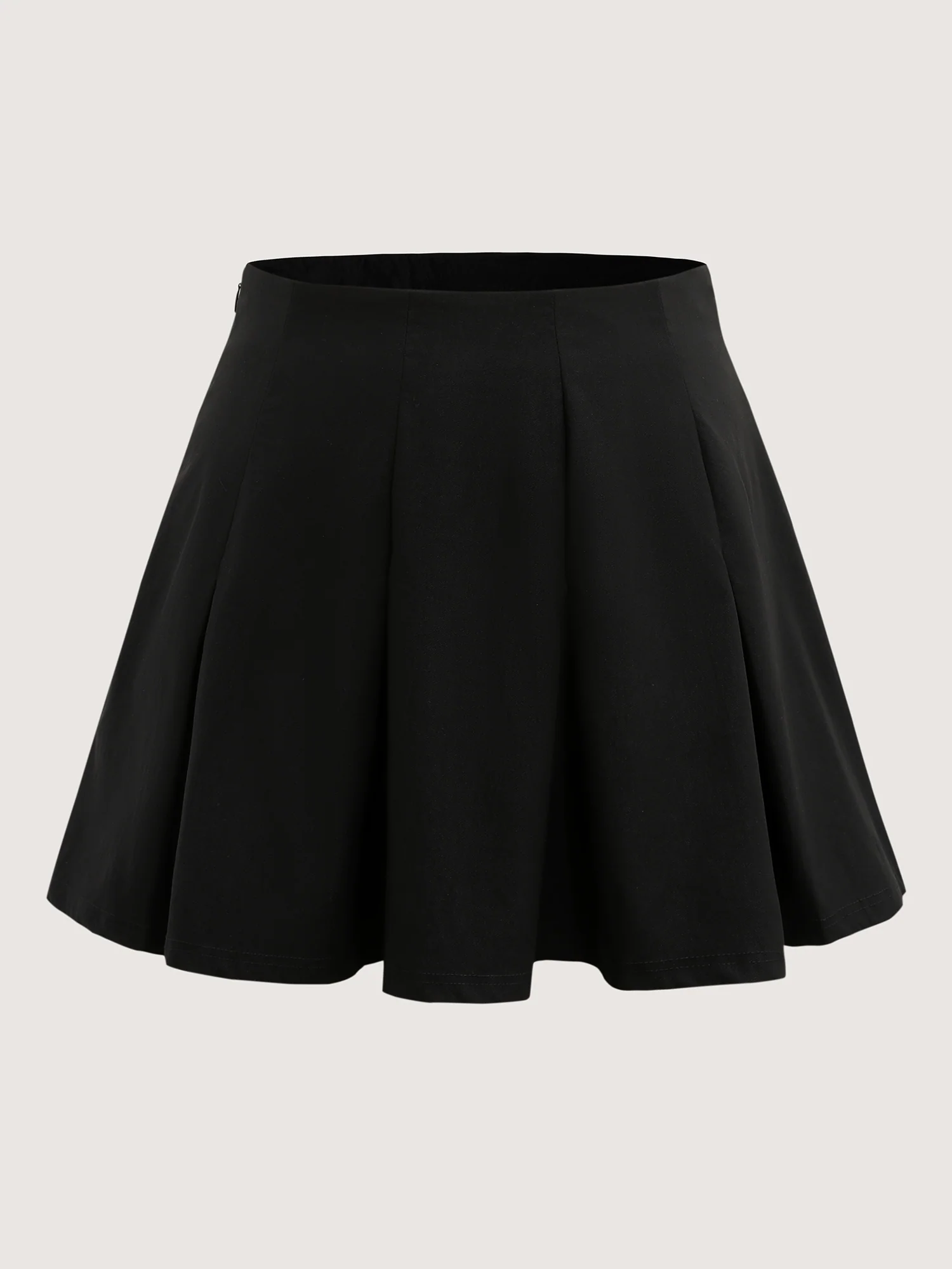 Pleated Built-In Shorts Mini Skirt - Image 7
