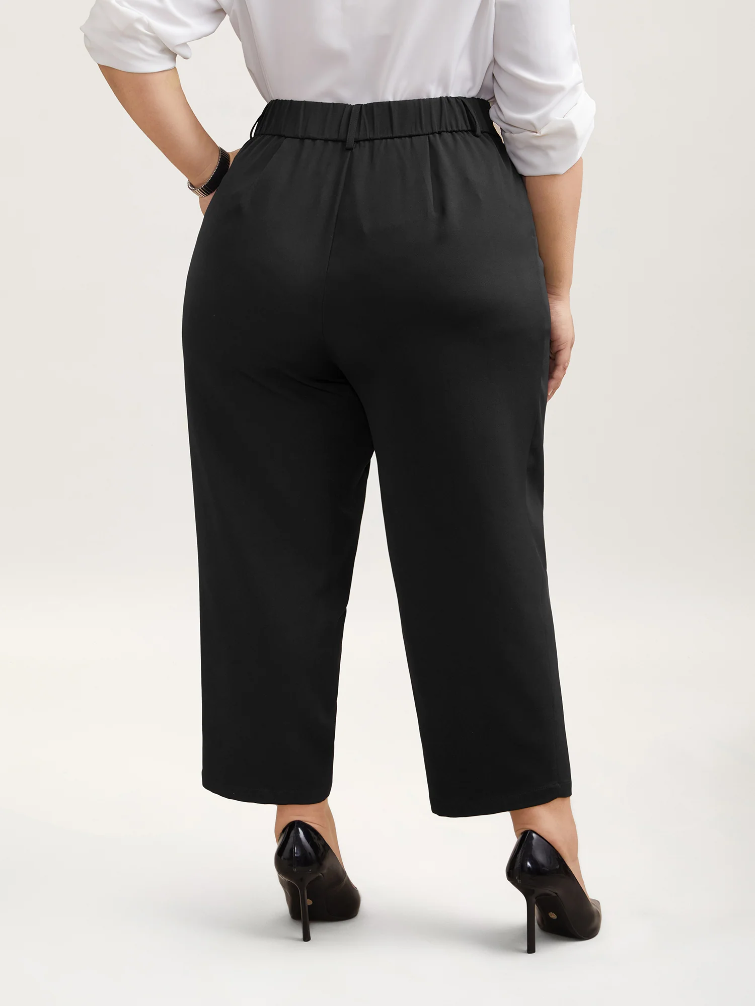 Pleated Loop Straight-Leg Pants - Image 6