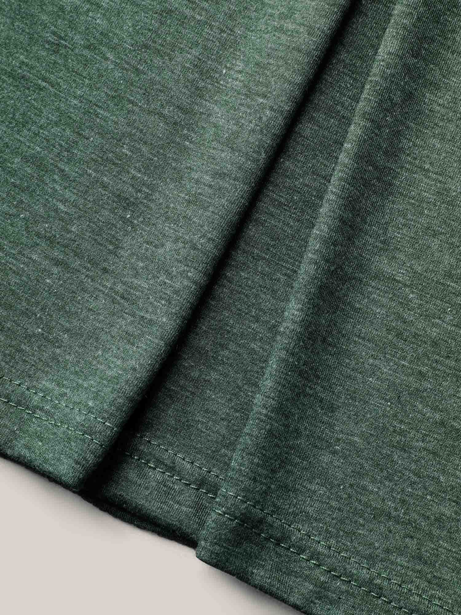 Pleated Plain Half-Sleeve Knit Top - Image 6