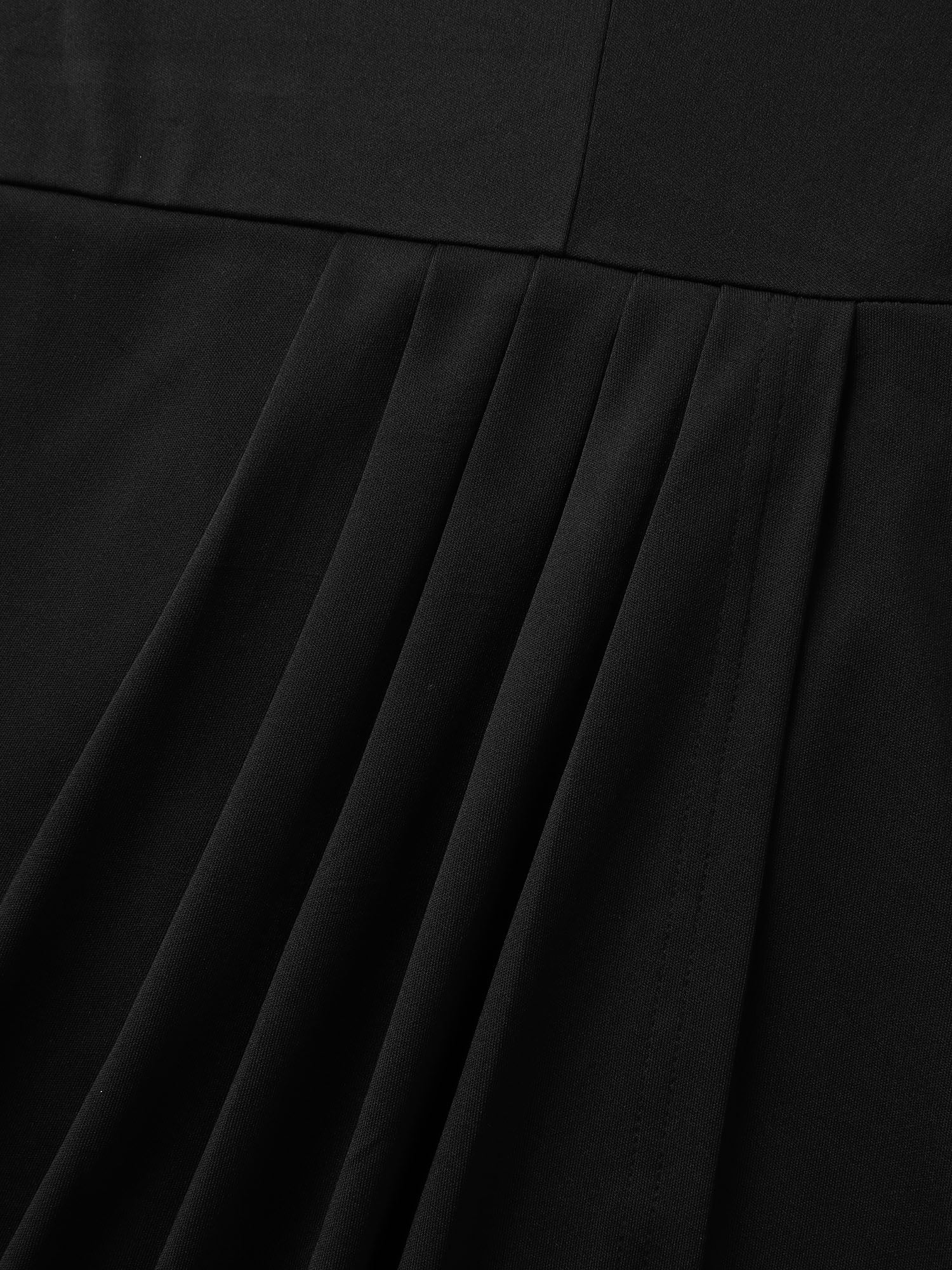 Pleated Ruffled Off-Shoulder Midi Dress - Image 5