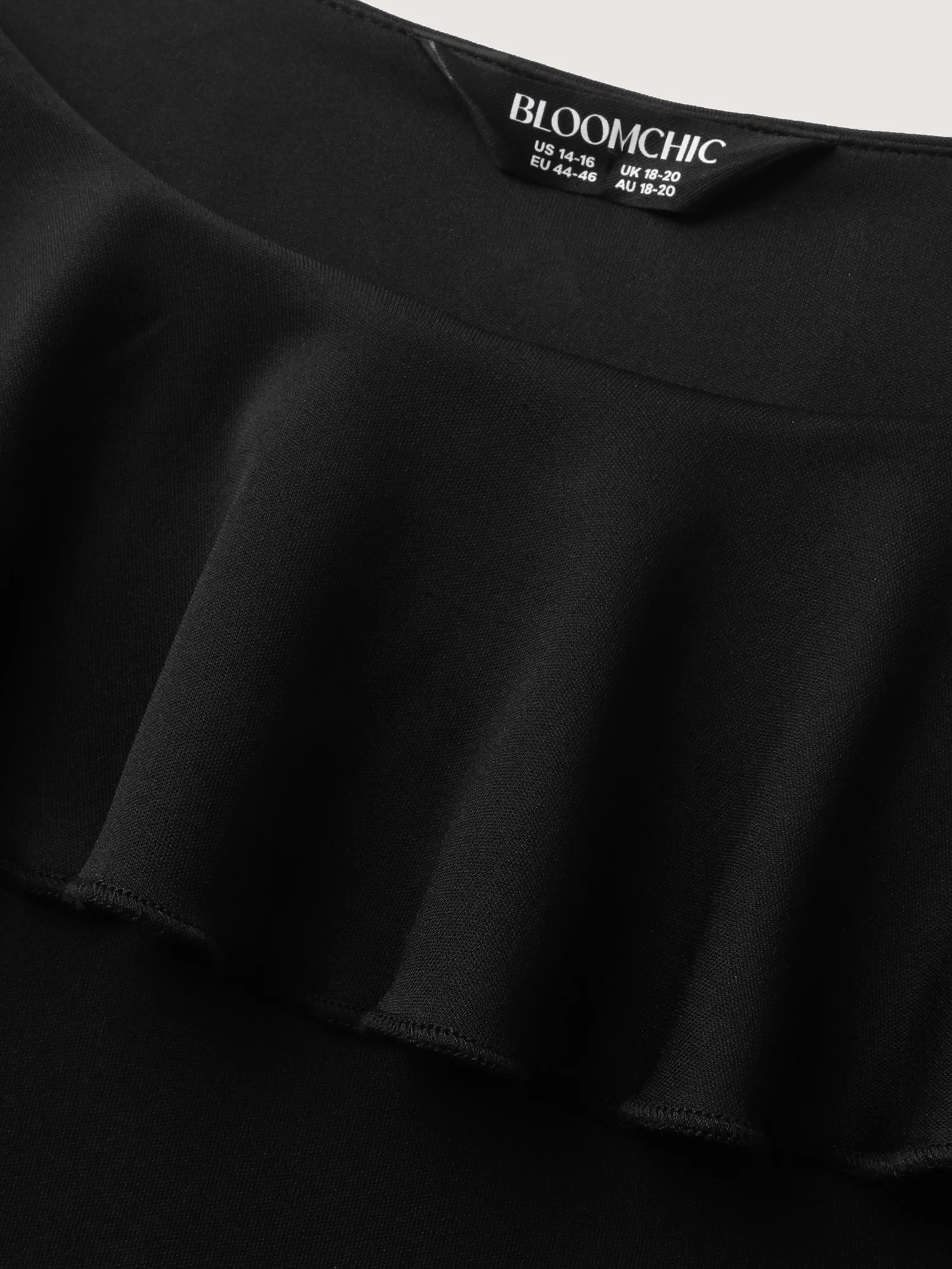 Pleated Ruffled Off-Shoulder Midi Dress - Image 6