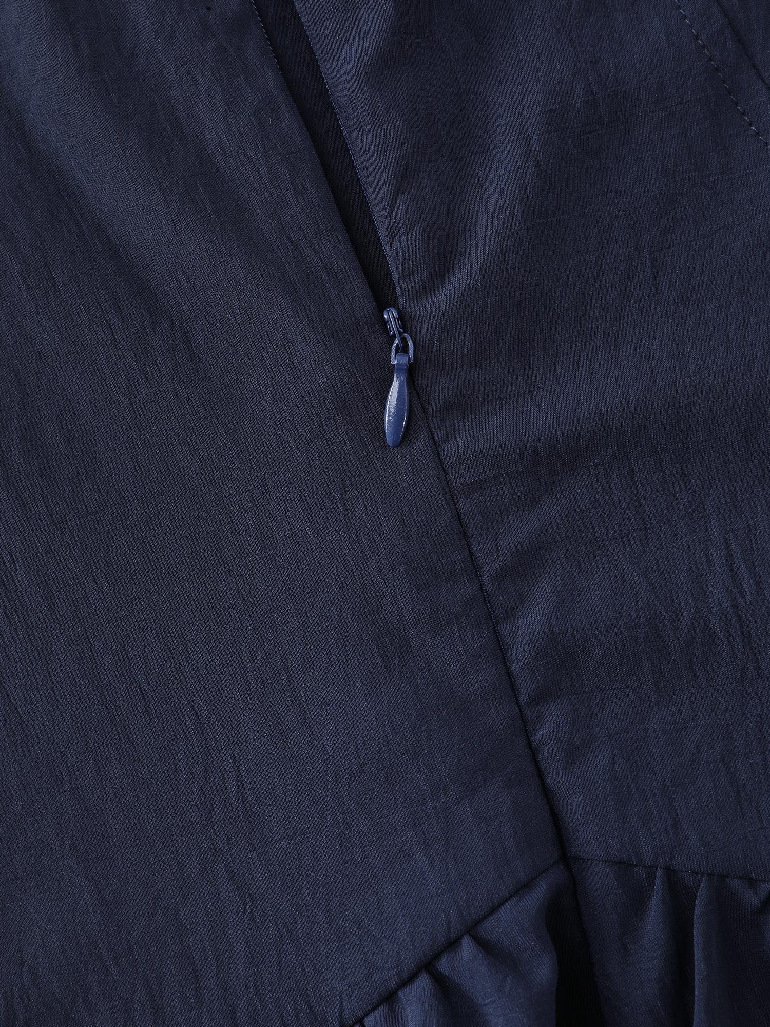 Pleated Side Skirt Sculpted Cami Maxi Dress - Image 5