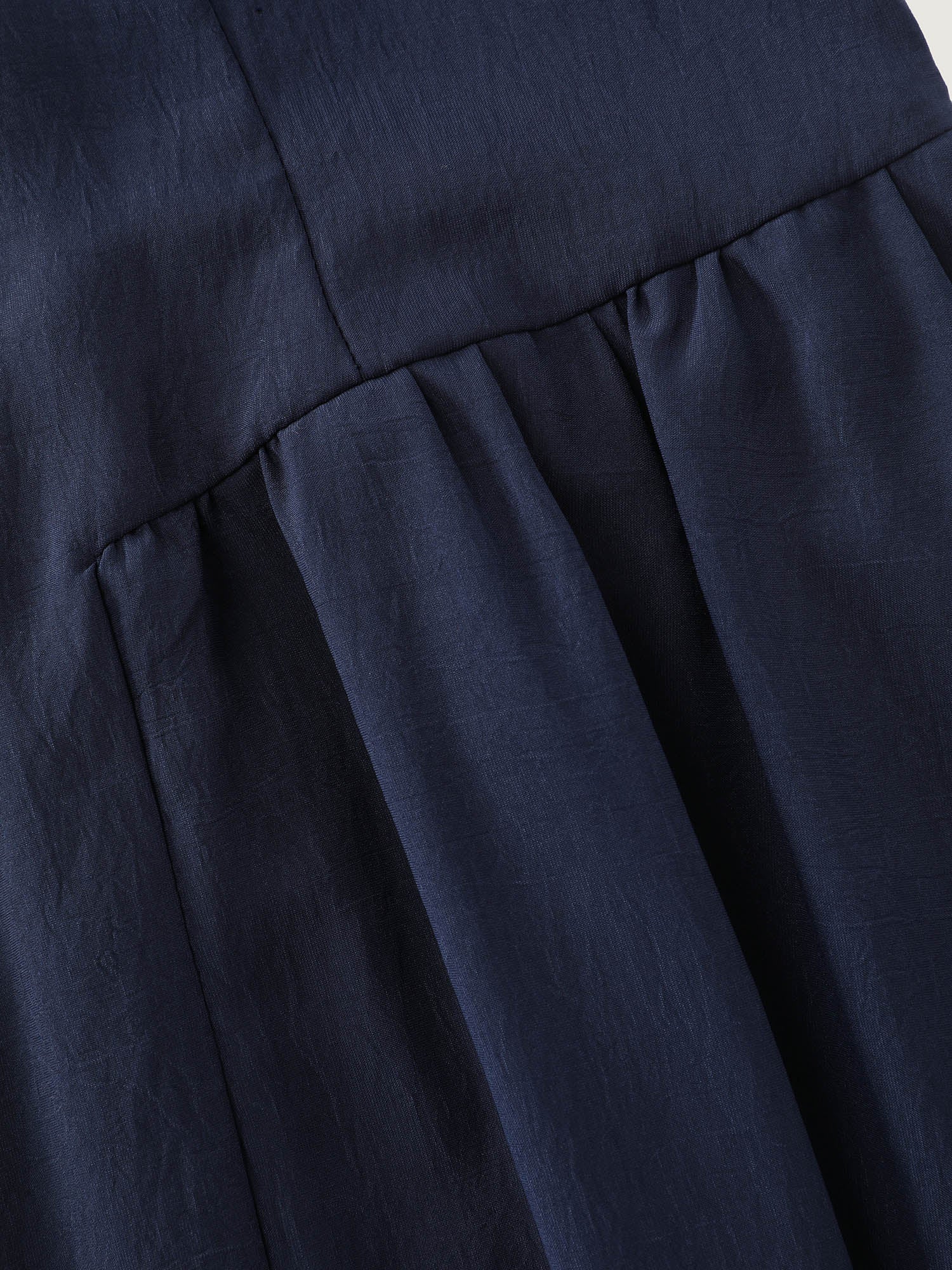 Pleated Side Skirt Sculpted Cami Maxi Dress - Image 6