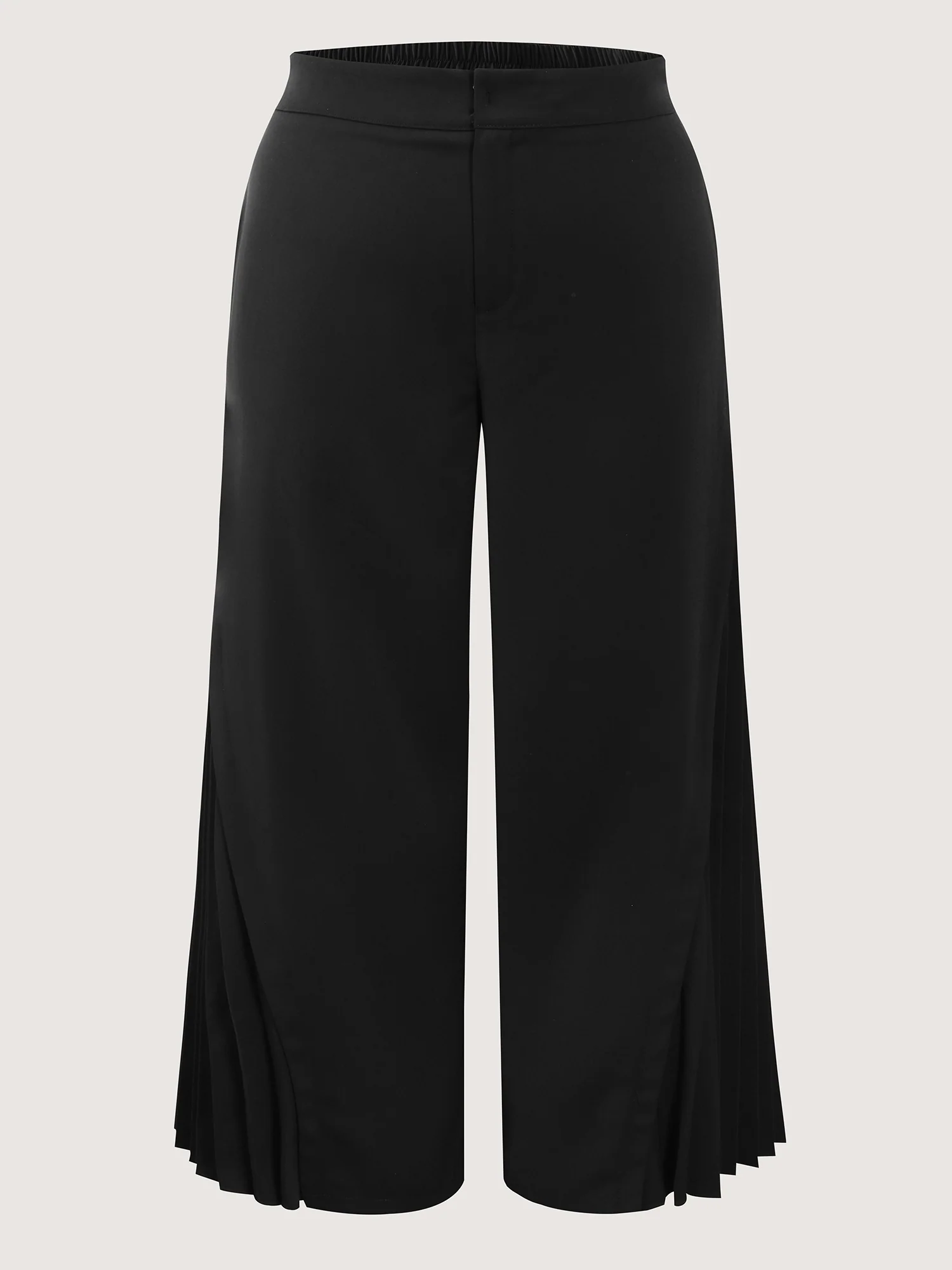 Pleated Side Wide-Leg Pants - Image 8