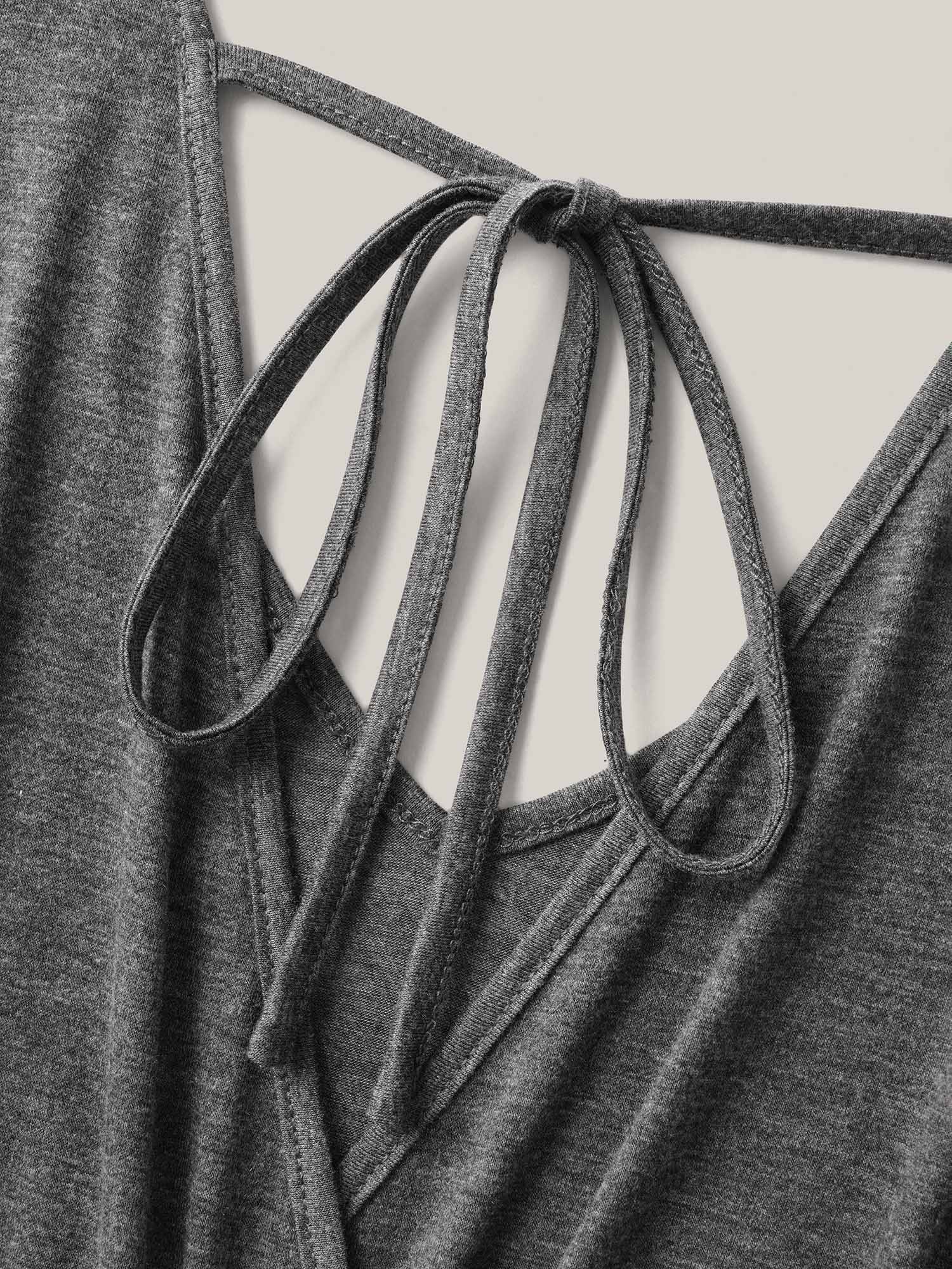 Pleated Waist Pockets Wide-Leg Jumpsuit - Image 7