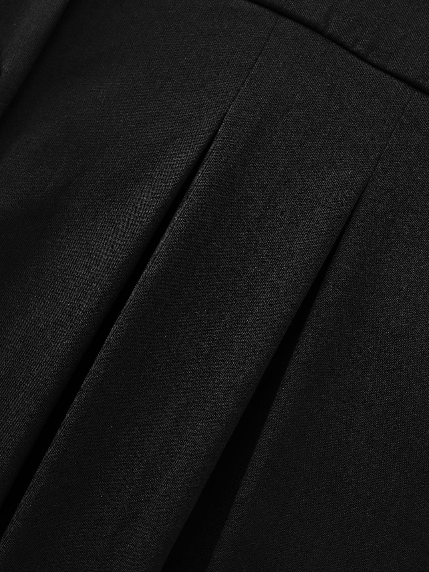 Pleated Waistband Button Detail Pocket Jumpsuit - Image 7