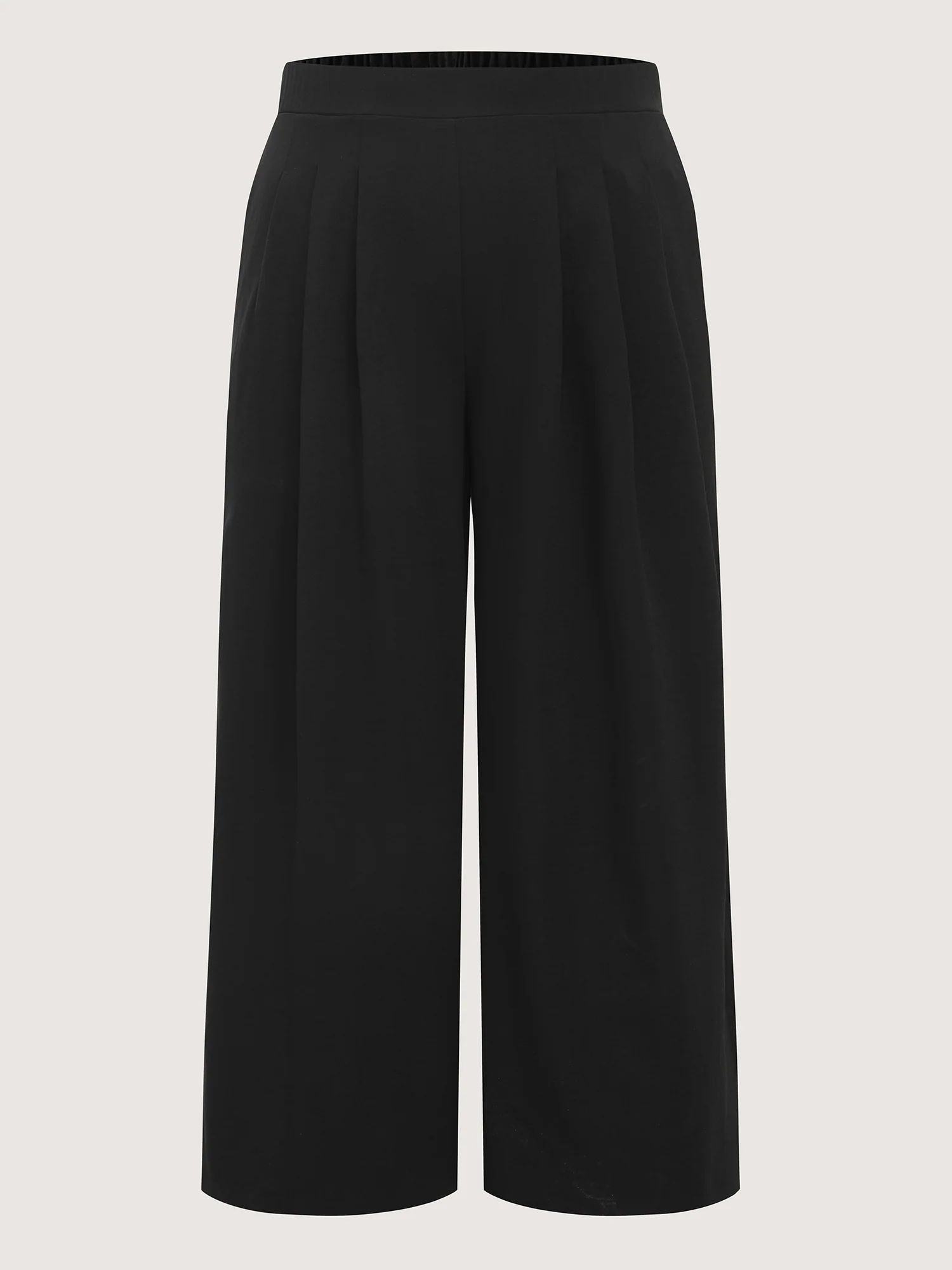 Pleated Wide-Leg Curve-Friendly Pants - Image 8