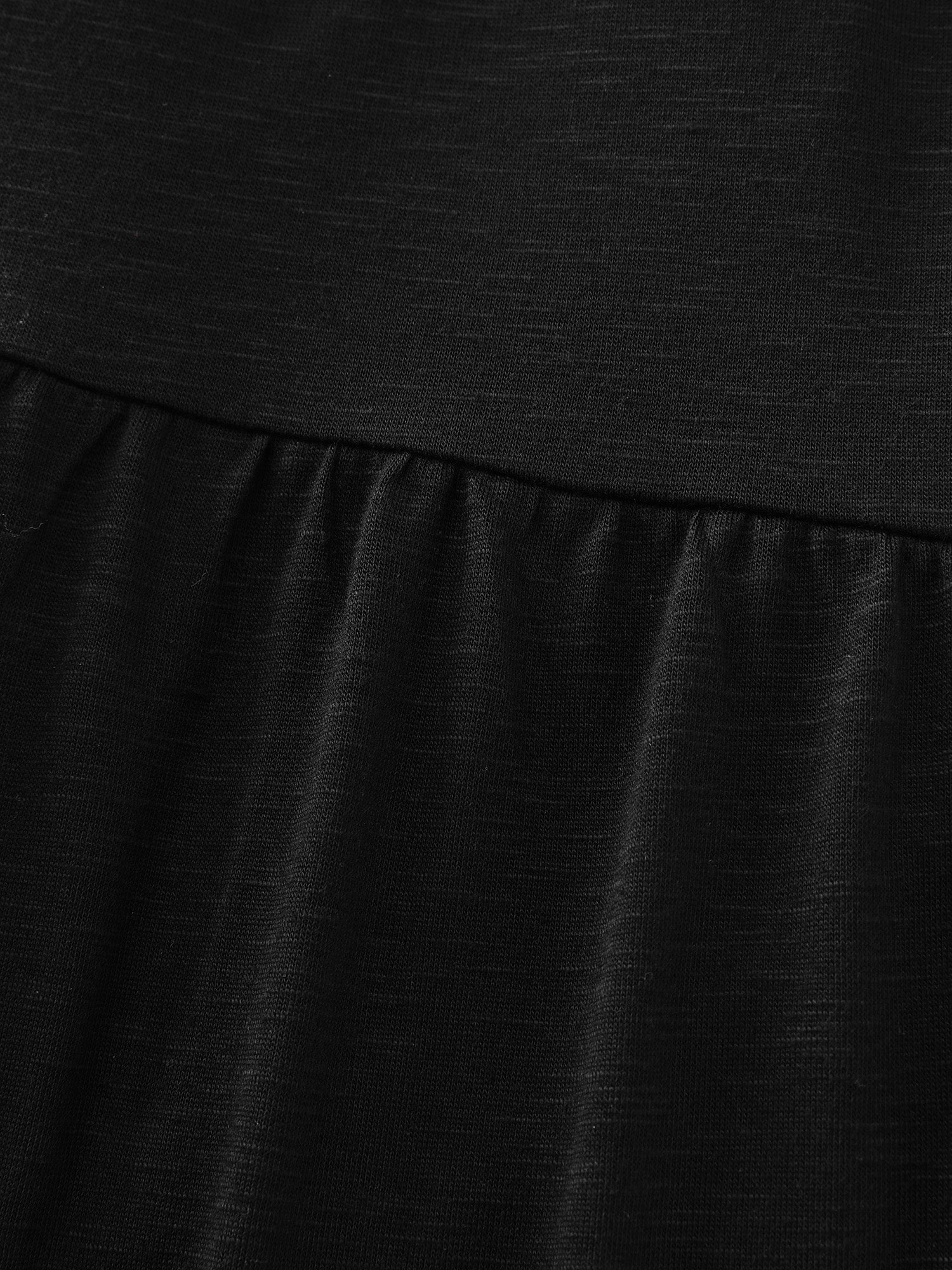Pleated Wide-Straps Plain Midi Dress - Image 6
