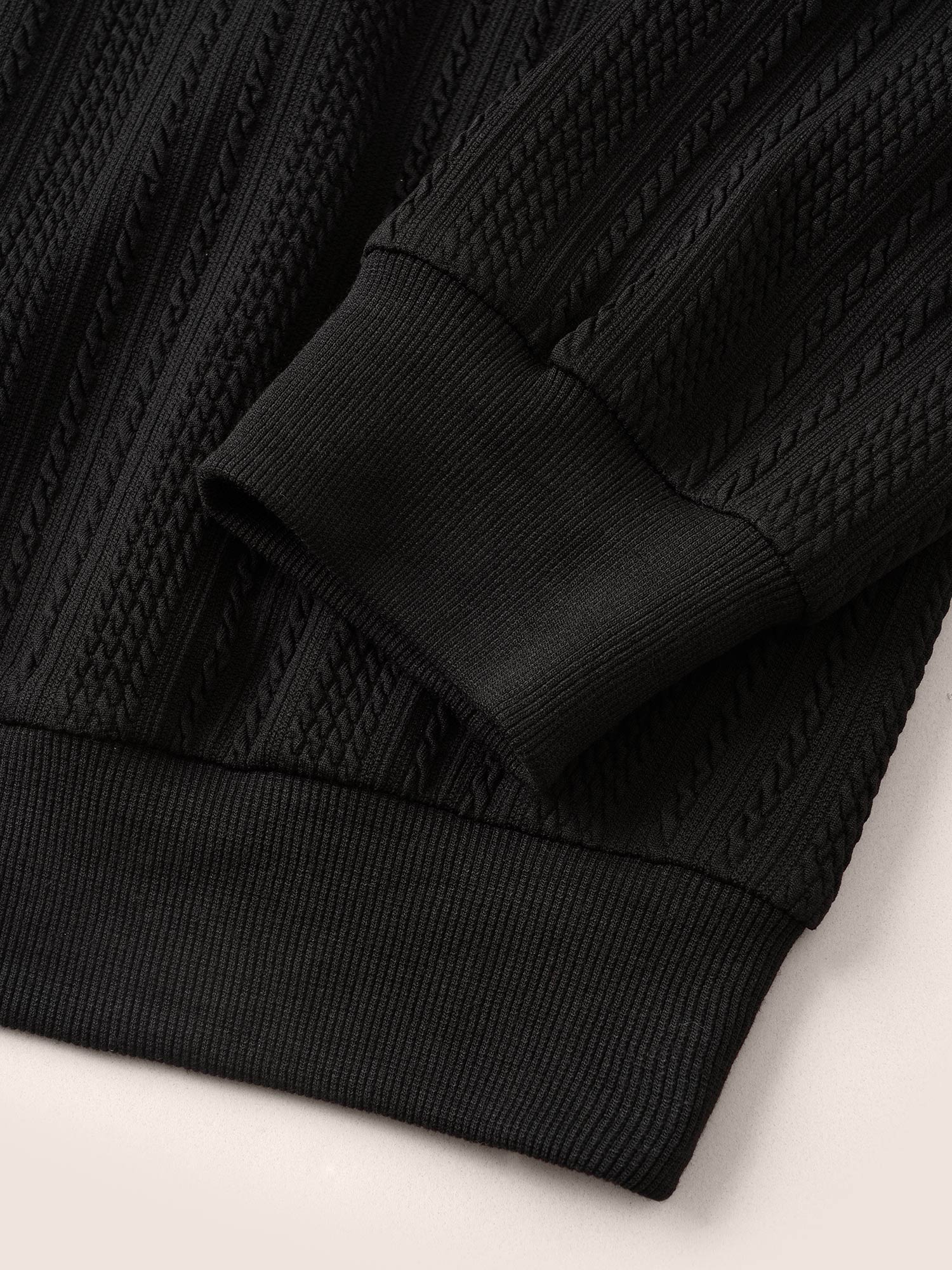 Plisse Drawstring Hooded Flap Pocket Front Jacket - Image 7