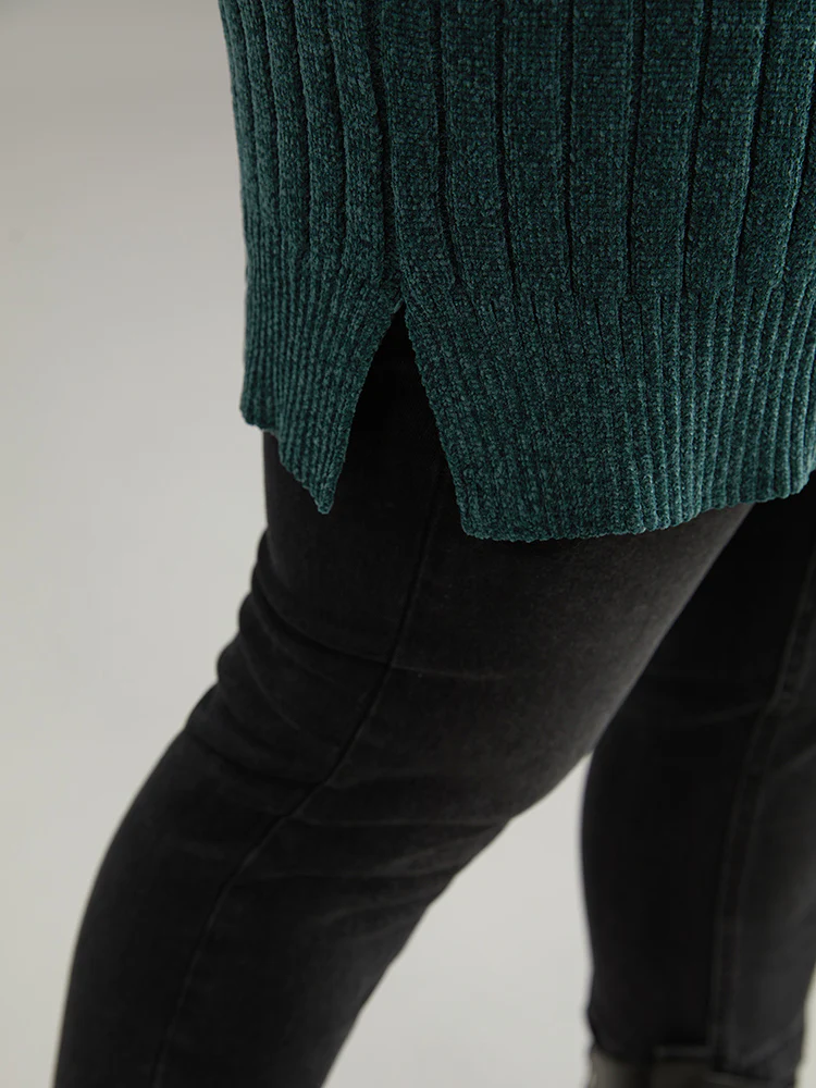 Plisse Solid Patched Pocket Cardigan - Image 6