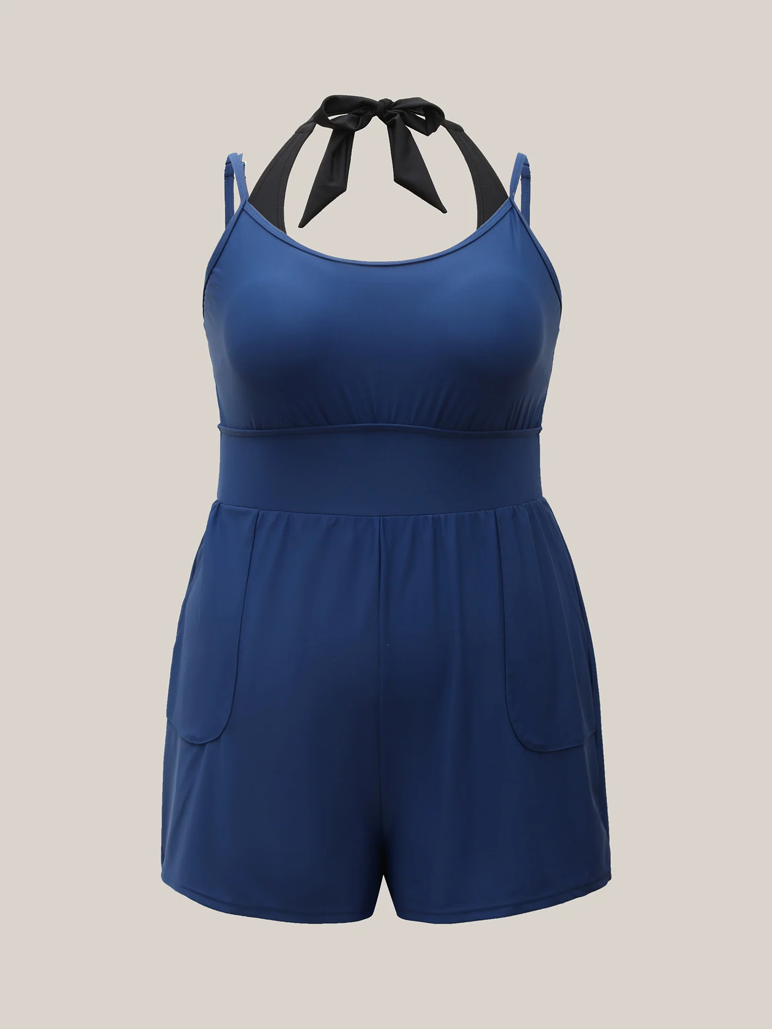 Pocket Fit and Flare One-Piece Swimsuit - Image 5
