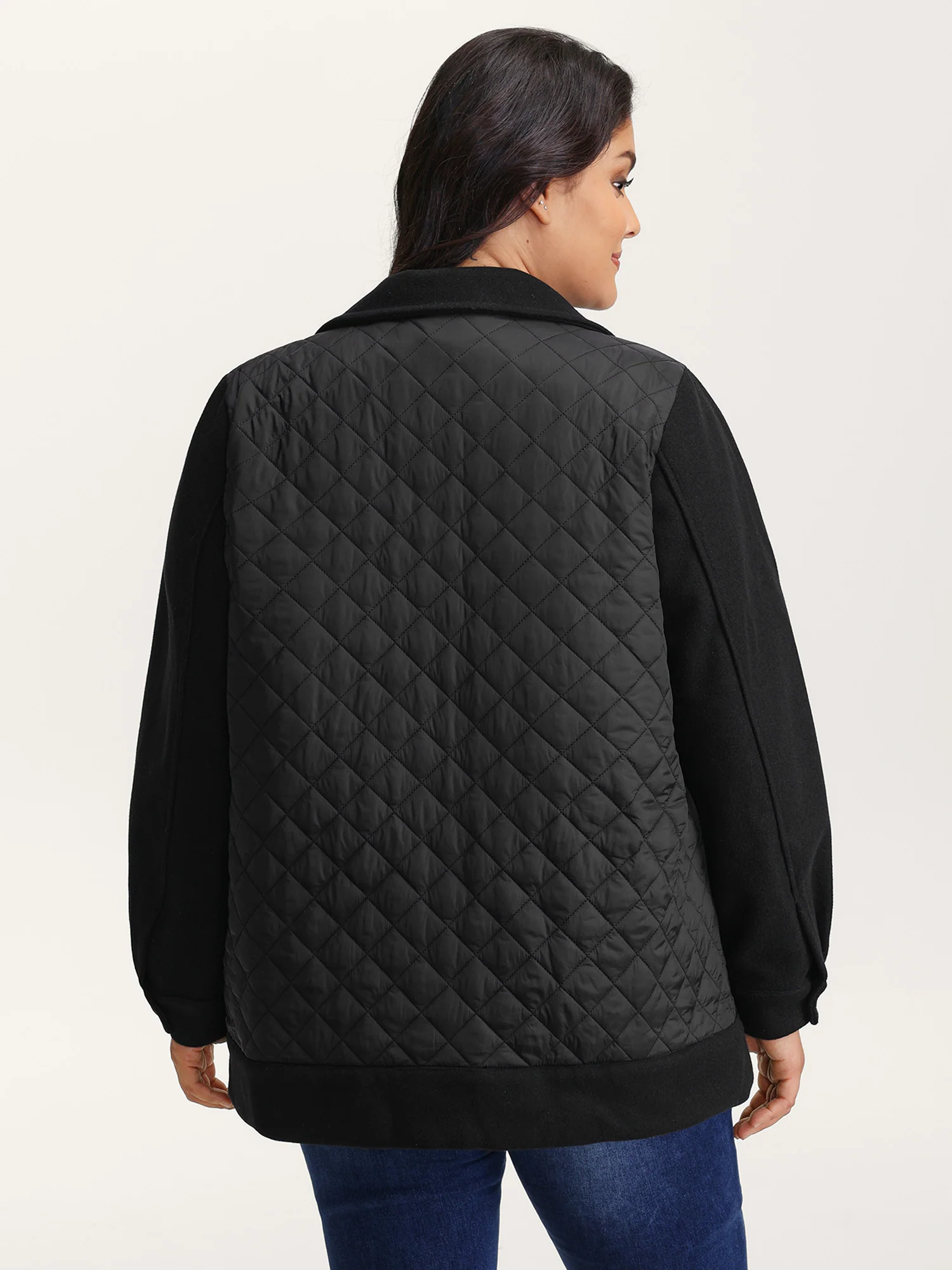 Pockets Contrast Puffer Parka - Image 5