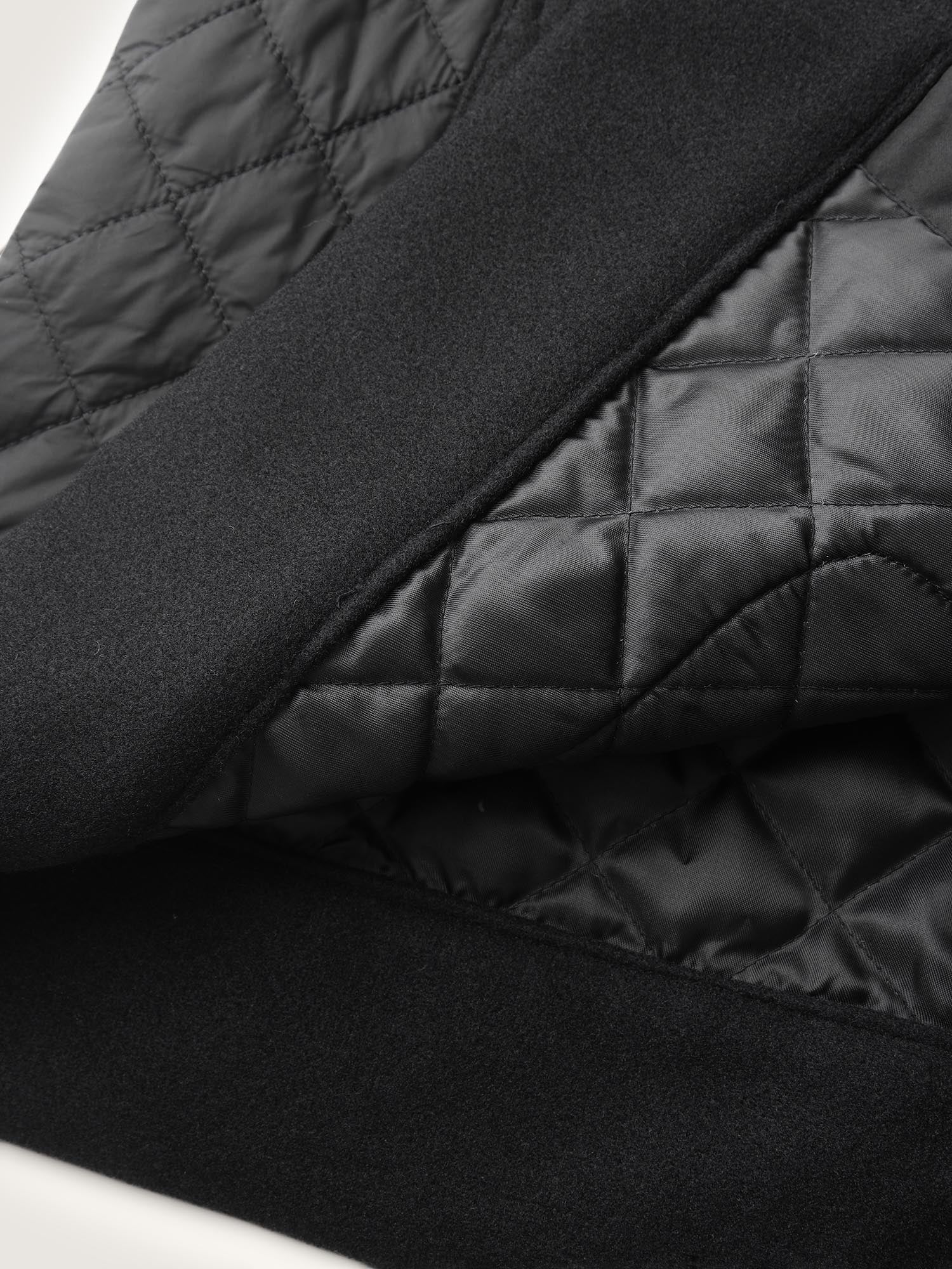 Pockets Contrast Puffer Parka - Image 8