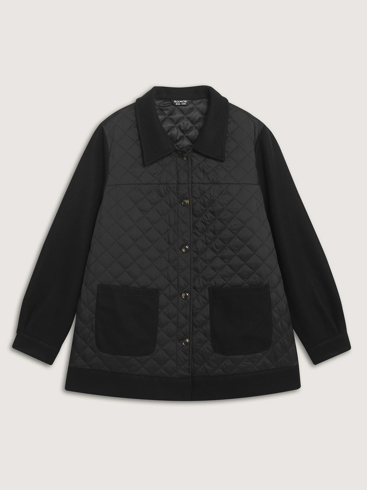 Pockets Contrast Puffer Parka - Image 9