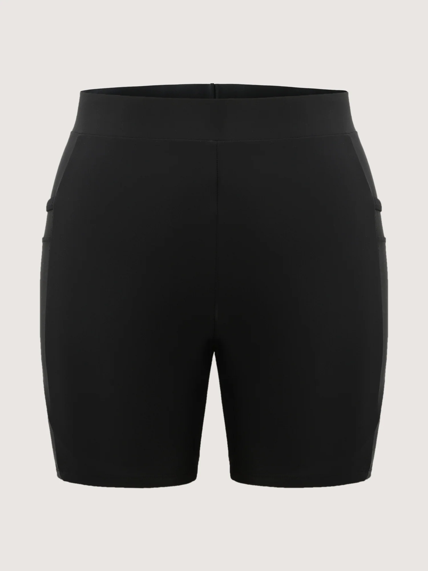Pockets High-Waisted Swim Shorts - Image 7