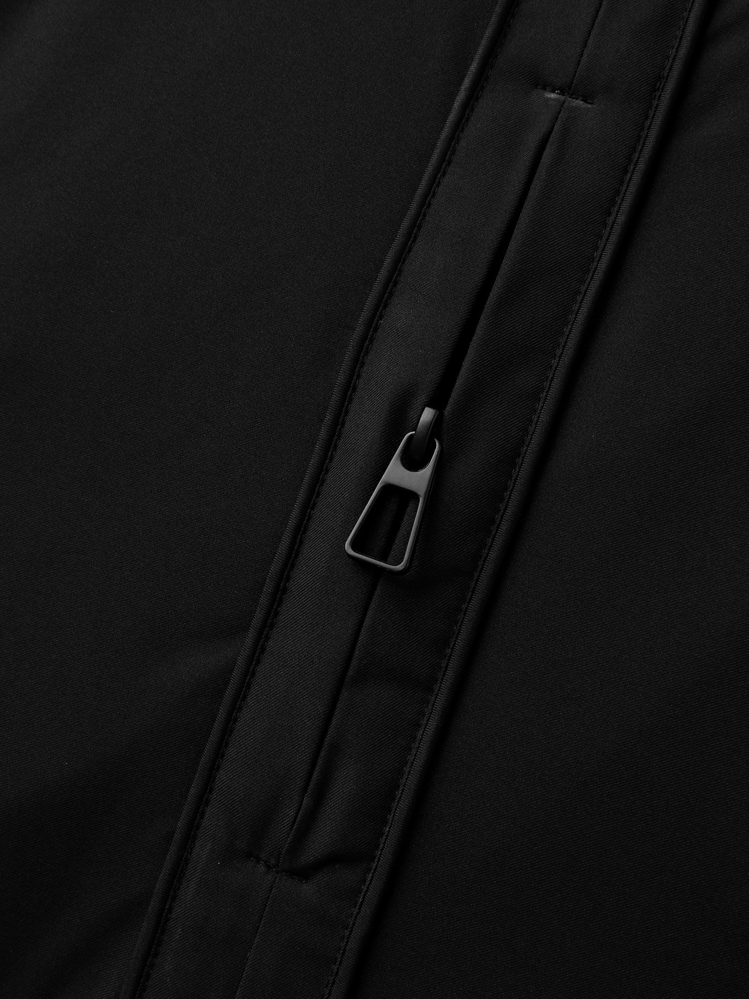 Pockets Zipper-Front Hooded Bomber Jacket - Image 6