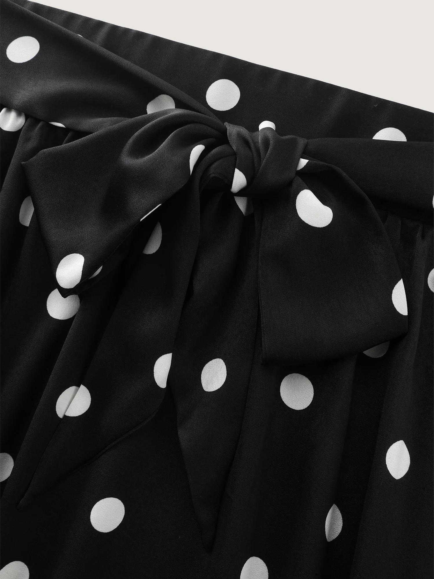 Polka Dot Charm Pleated Maxi Skirt - Image 6
