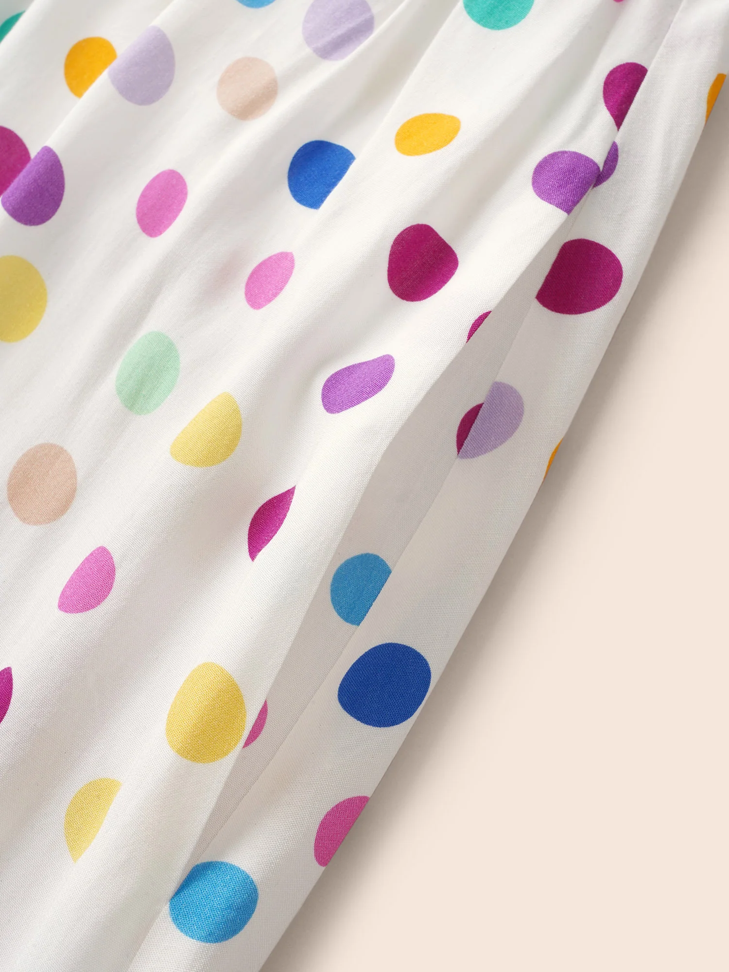 Polka Dot Front Tie Midi Shirt Dress - Image 6