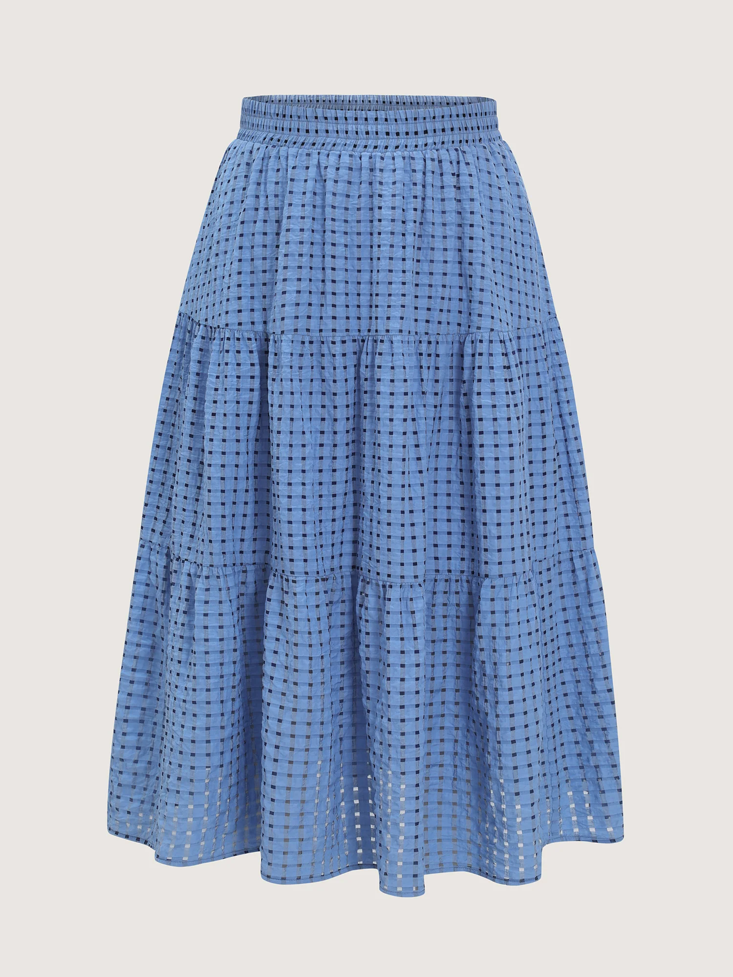 Polka Dot Pocket Flowy Maxi Skirt - Image 8