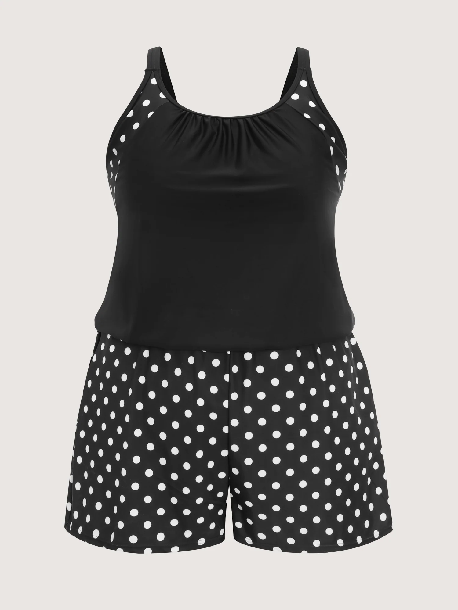 Polka Dot Pockets Swim Romper - Image 7