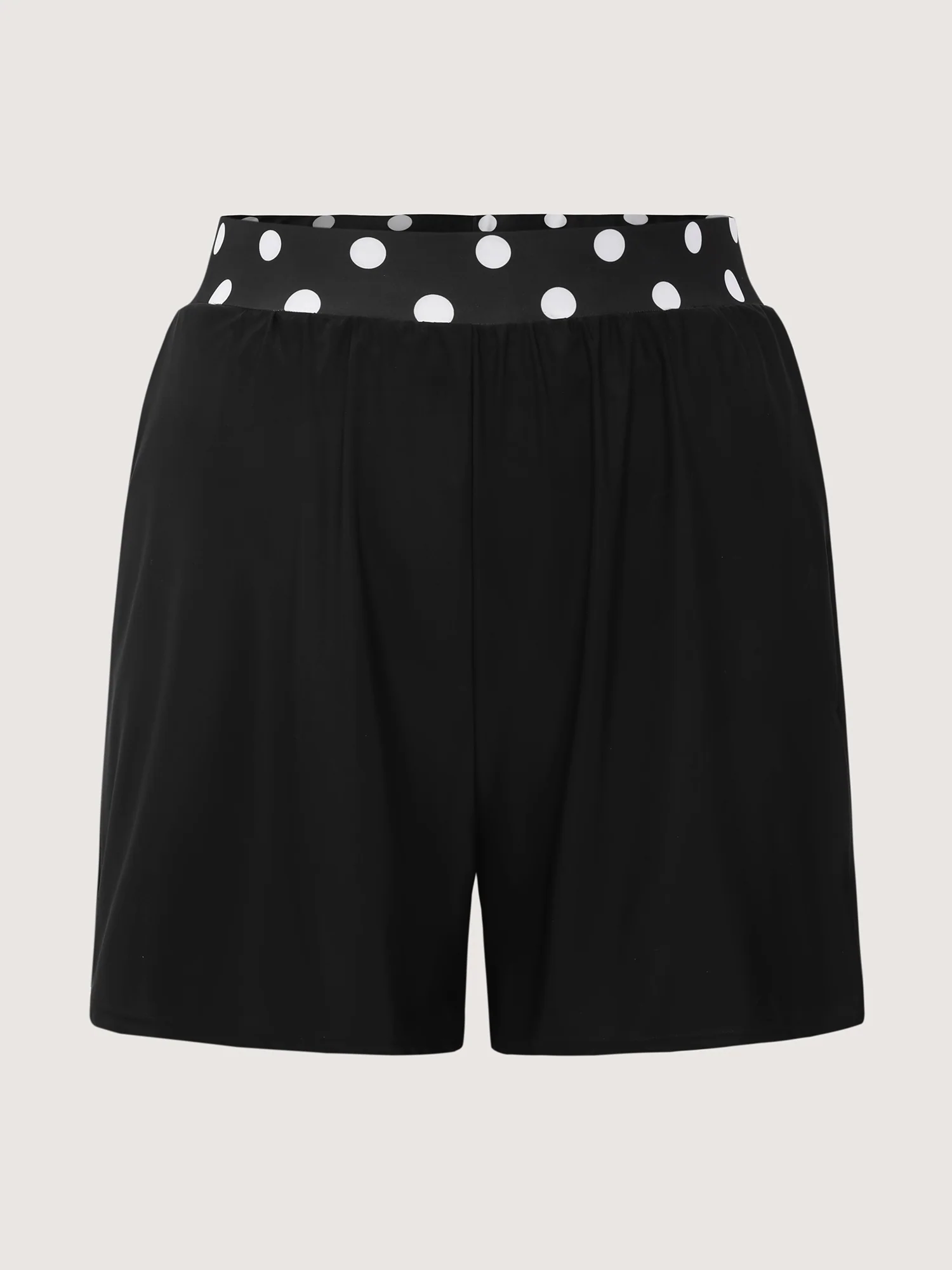 Polka Dot Waist Pocket Swim Shorts - Image 5