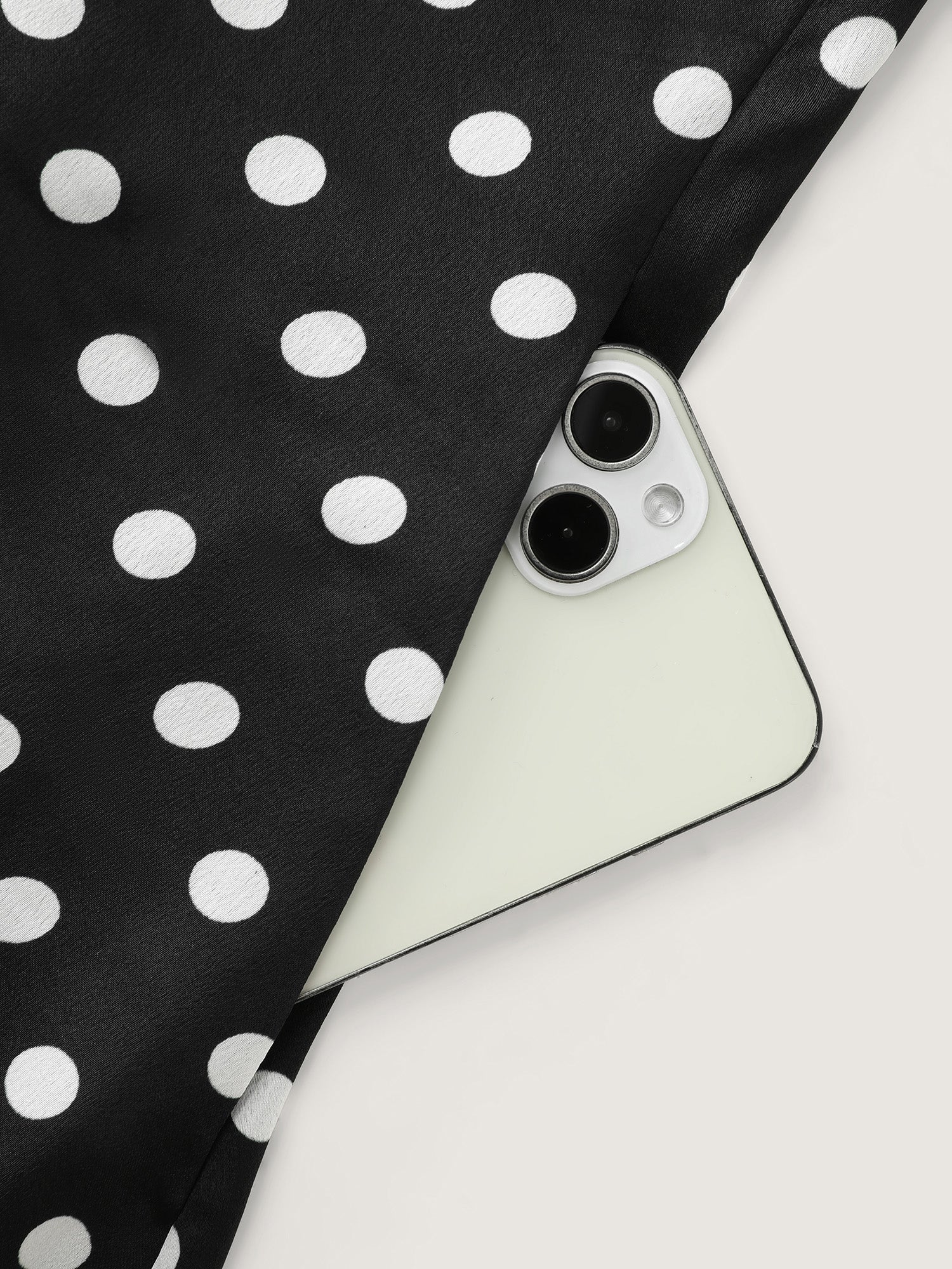 Polka Dot Charm V-Neckline Nightgown - Image 6