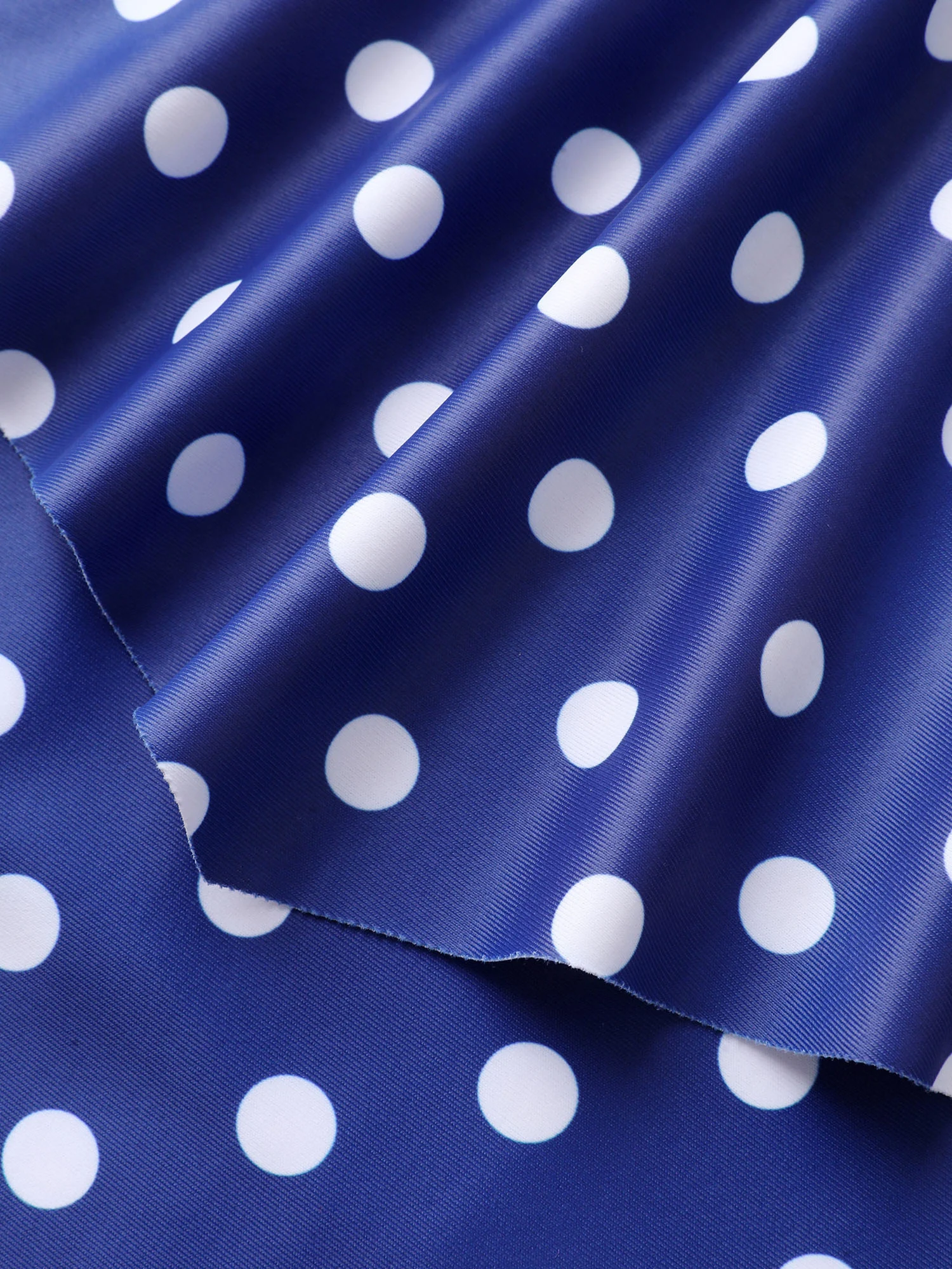 Polka Dots Layered Ruffled Swim Top - Image 5