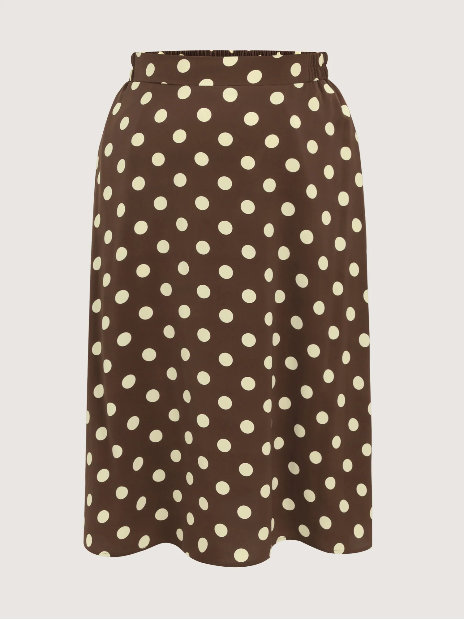 Polka Dots Print Maxi Skirt - Image 8