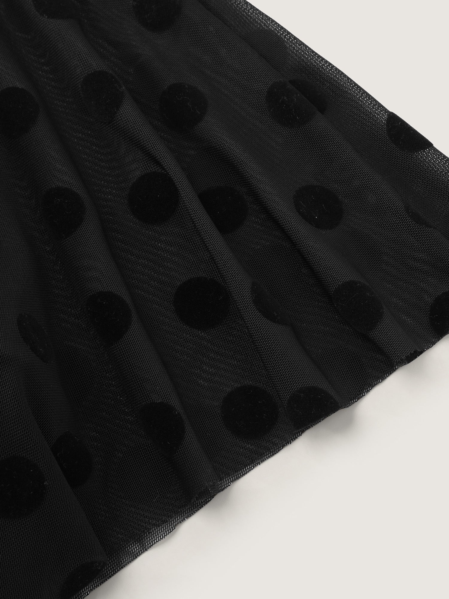 Polka Dots Sheer Swim Top - Image 6