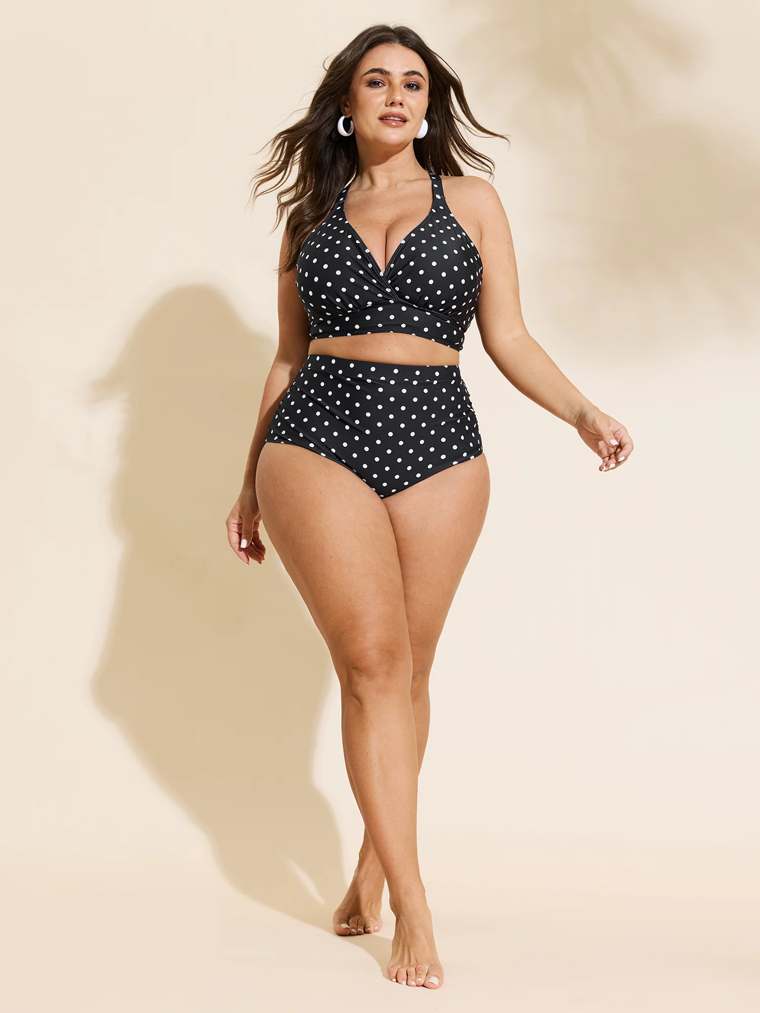 Polka Dots Skinny-Fit Bikini Bottoms - Image 3