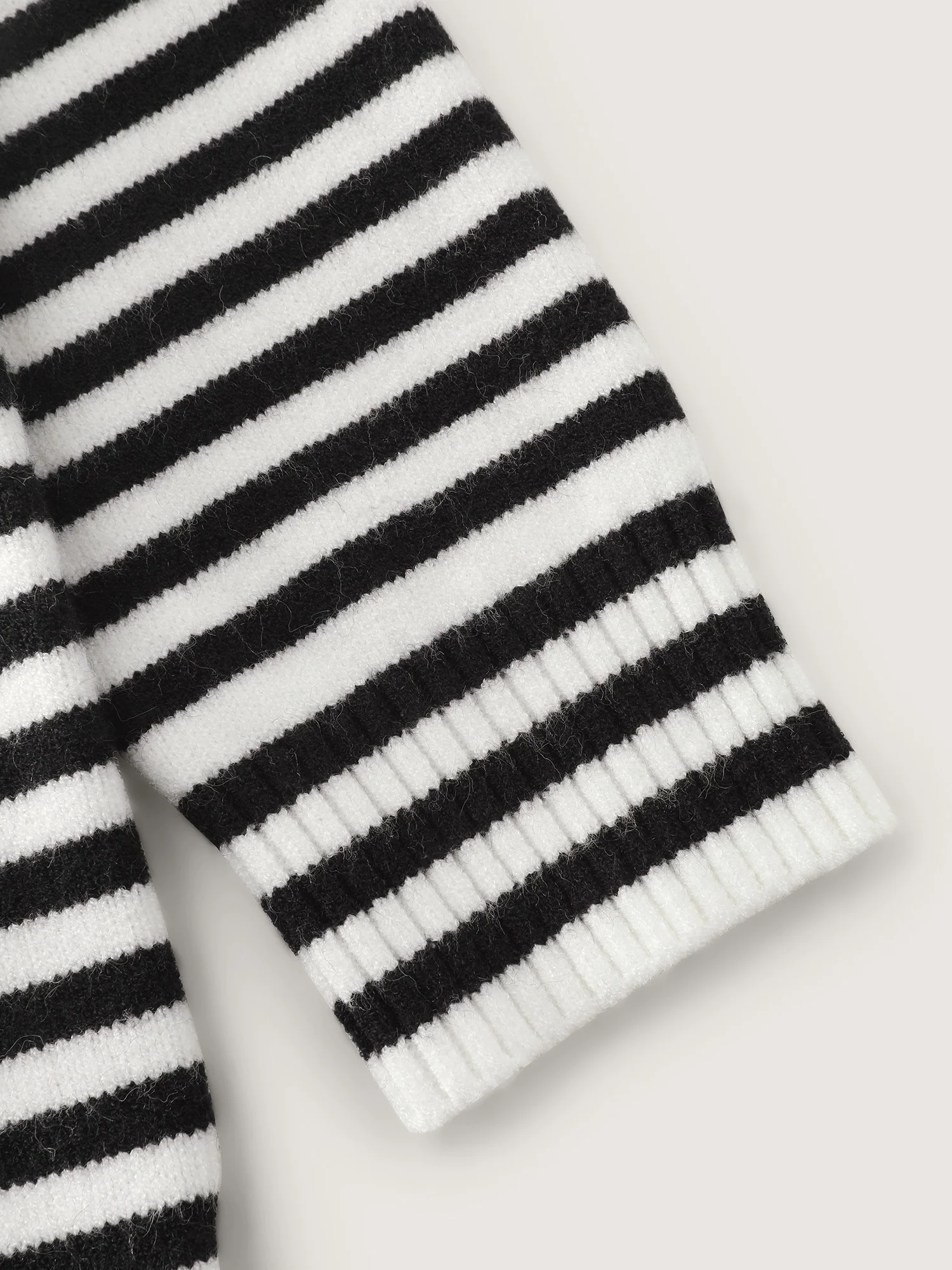 Supersoft Polo Collar Striped Colorblock Pullover - Image 7