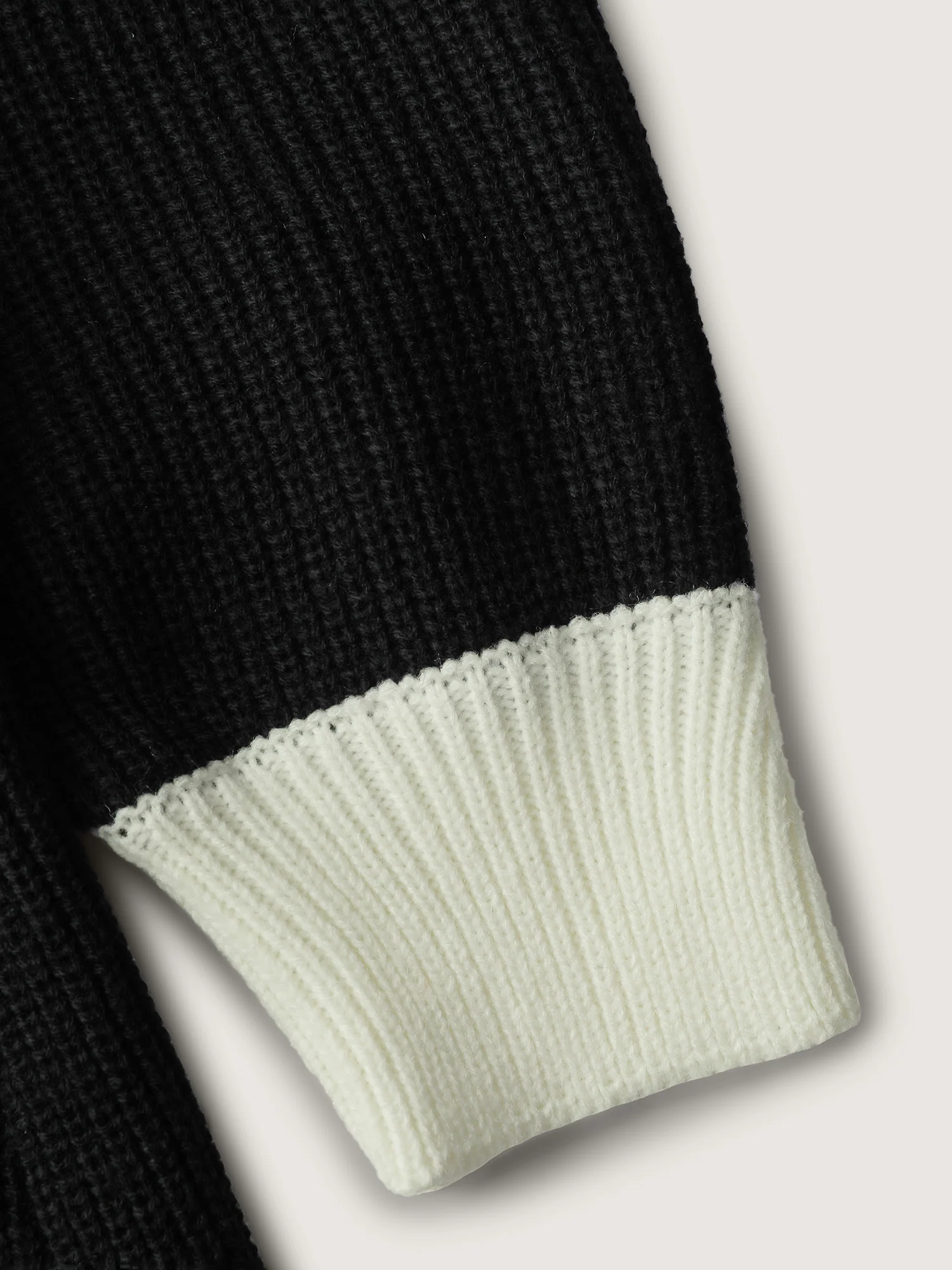 Polo Collar Textured Waist Defining Knit Dress - Image 6
