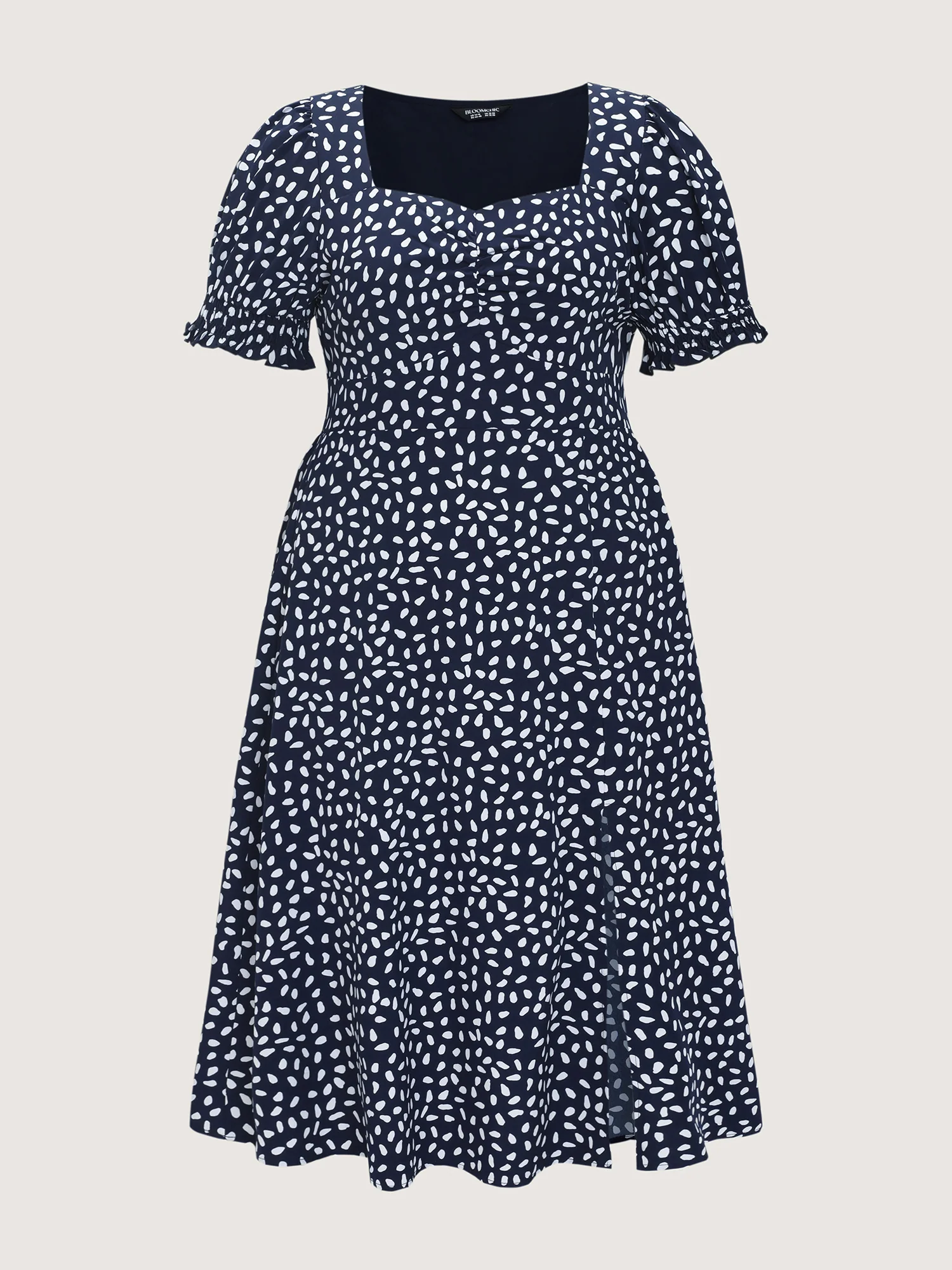 Pretty Polka Dots Sweetheart Midi Dress - Image 7
