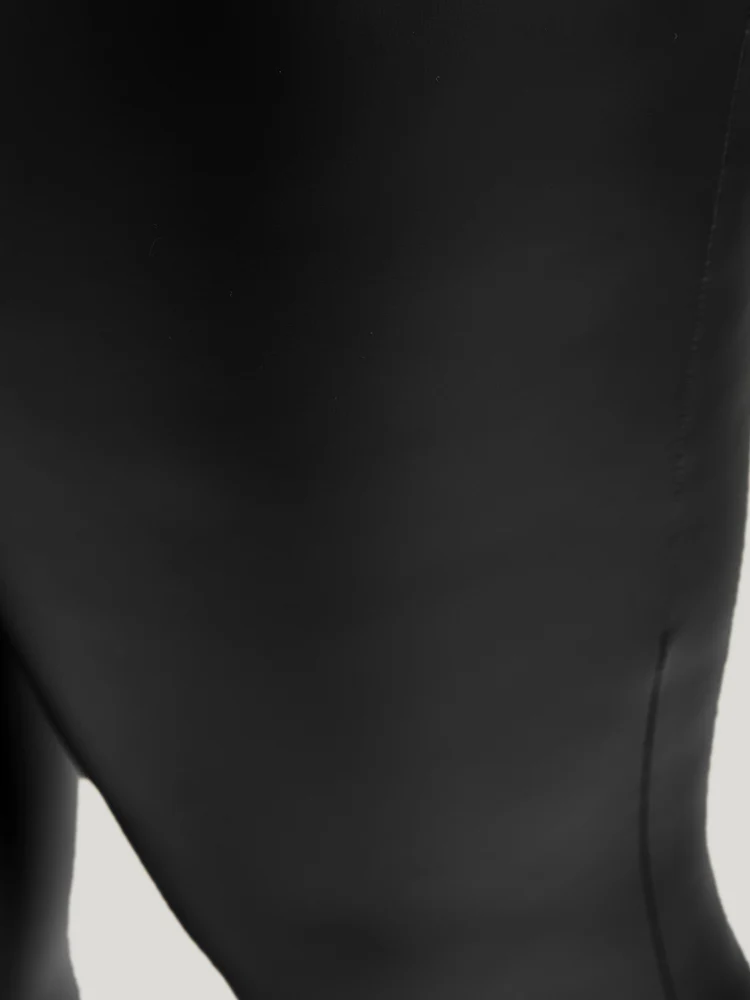 PU Leather Wideband Waist Leggings - Image 2