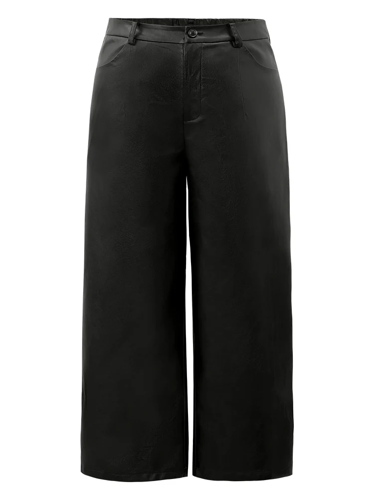 PU Wide Leg Pocket Pants - Image 7