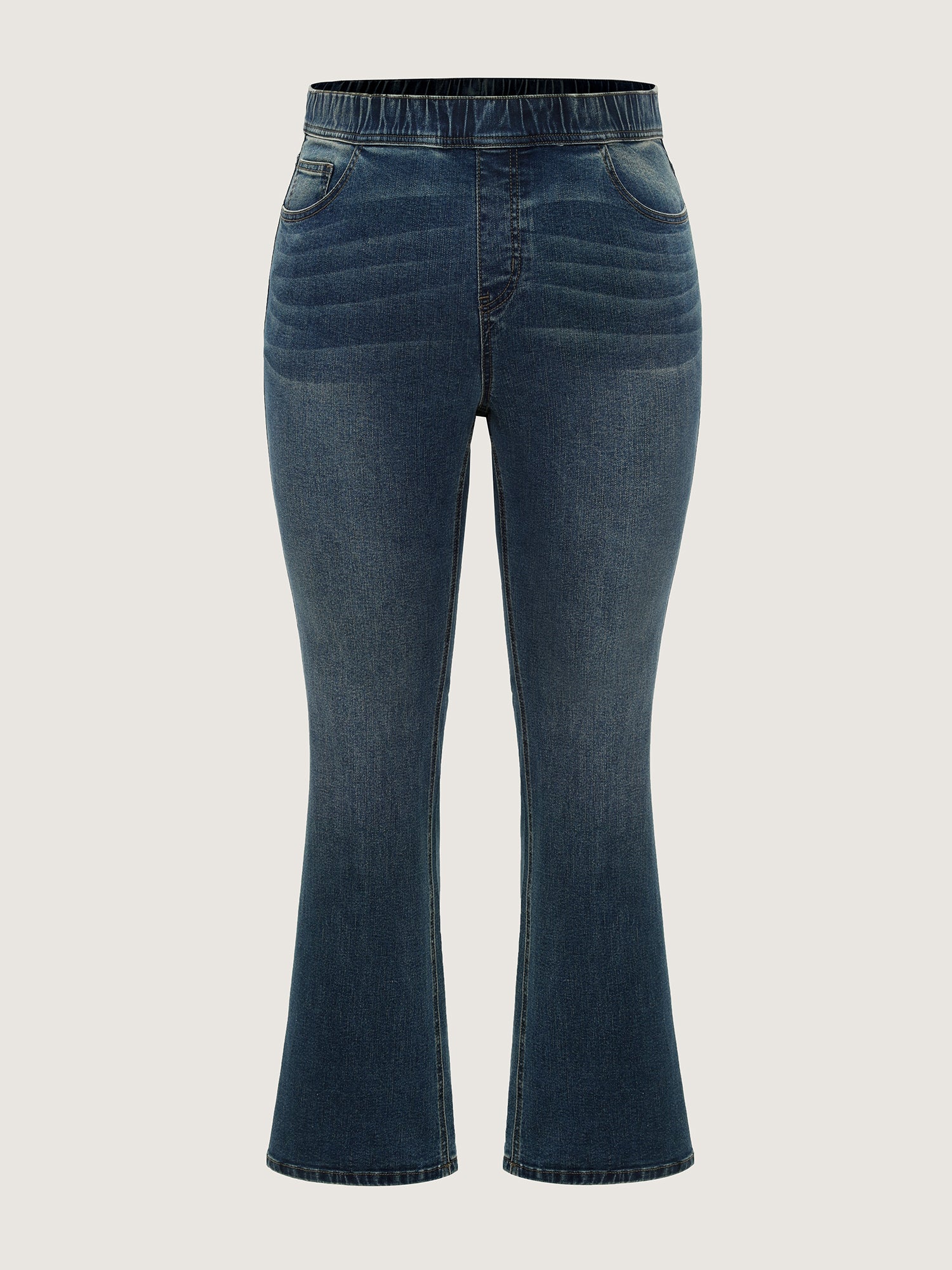 Pull-On Elastic Waistband Jeans - Image 9