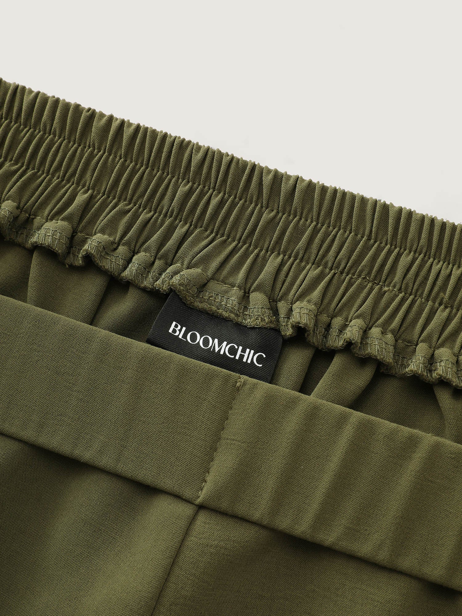 Pull-On Embroidered Scalloped Hem Shorts - Image 6