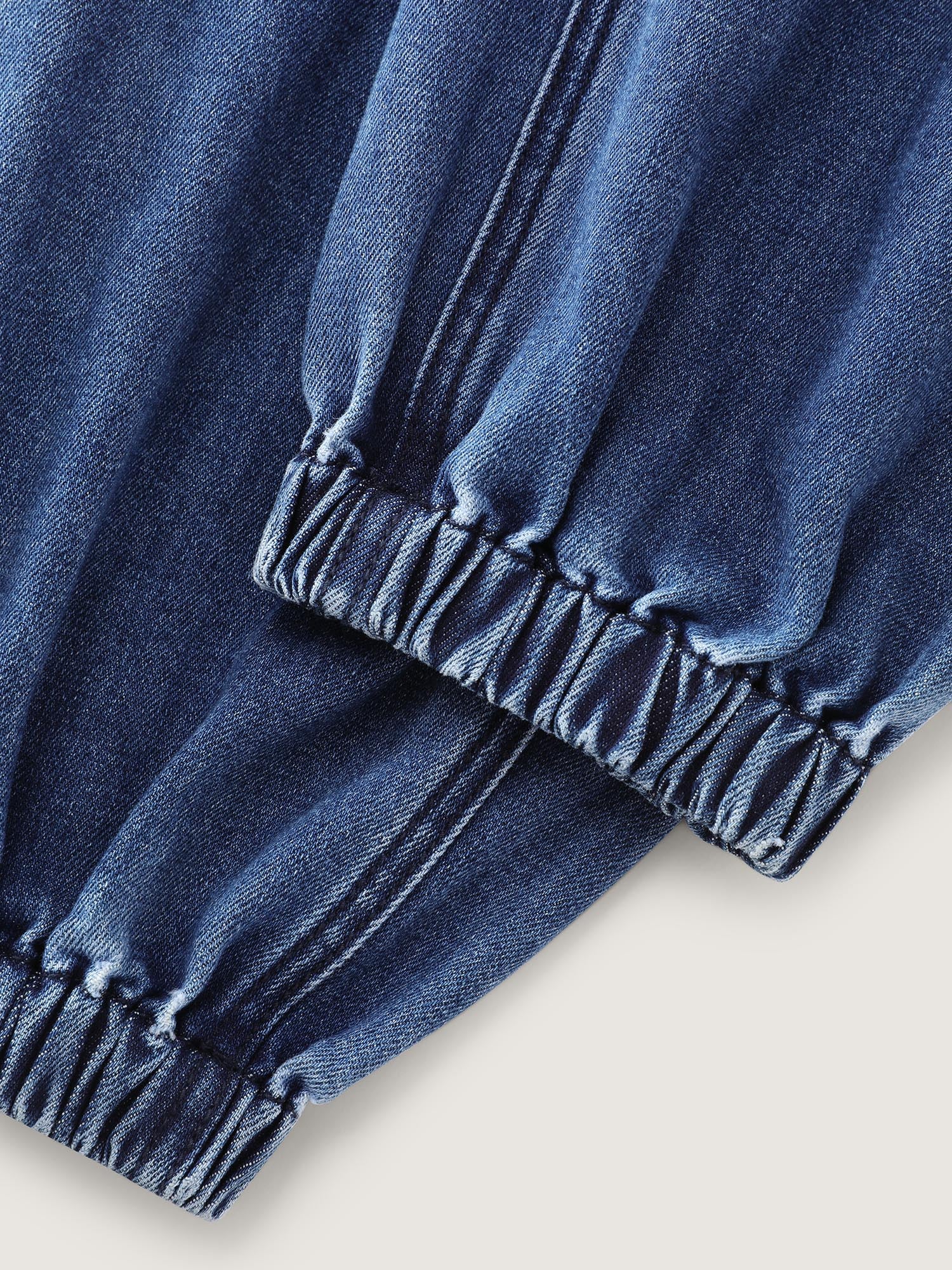 Pull-On High-Rise Jogger Cuff Jeans - Image 6