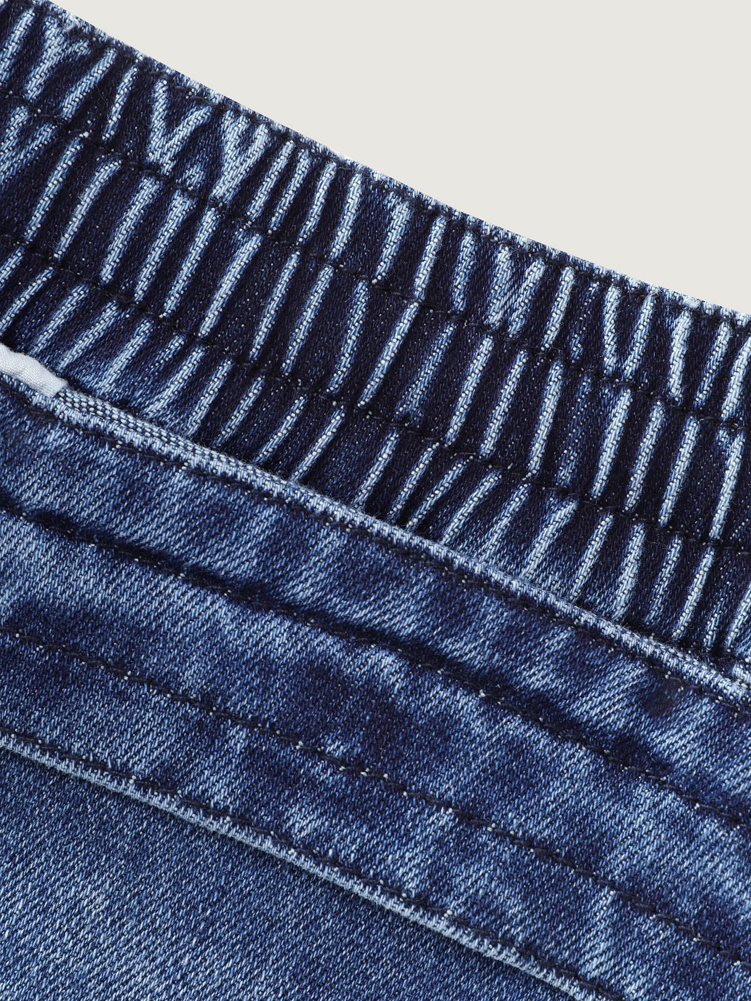 Pull-On High-Rise Jogger Cuff Jeans - Image 7