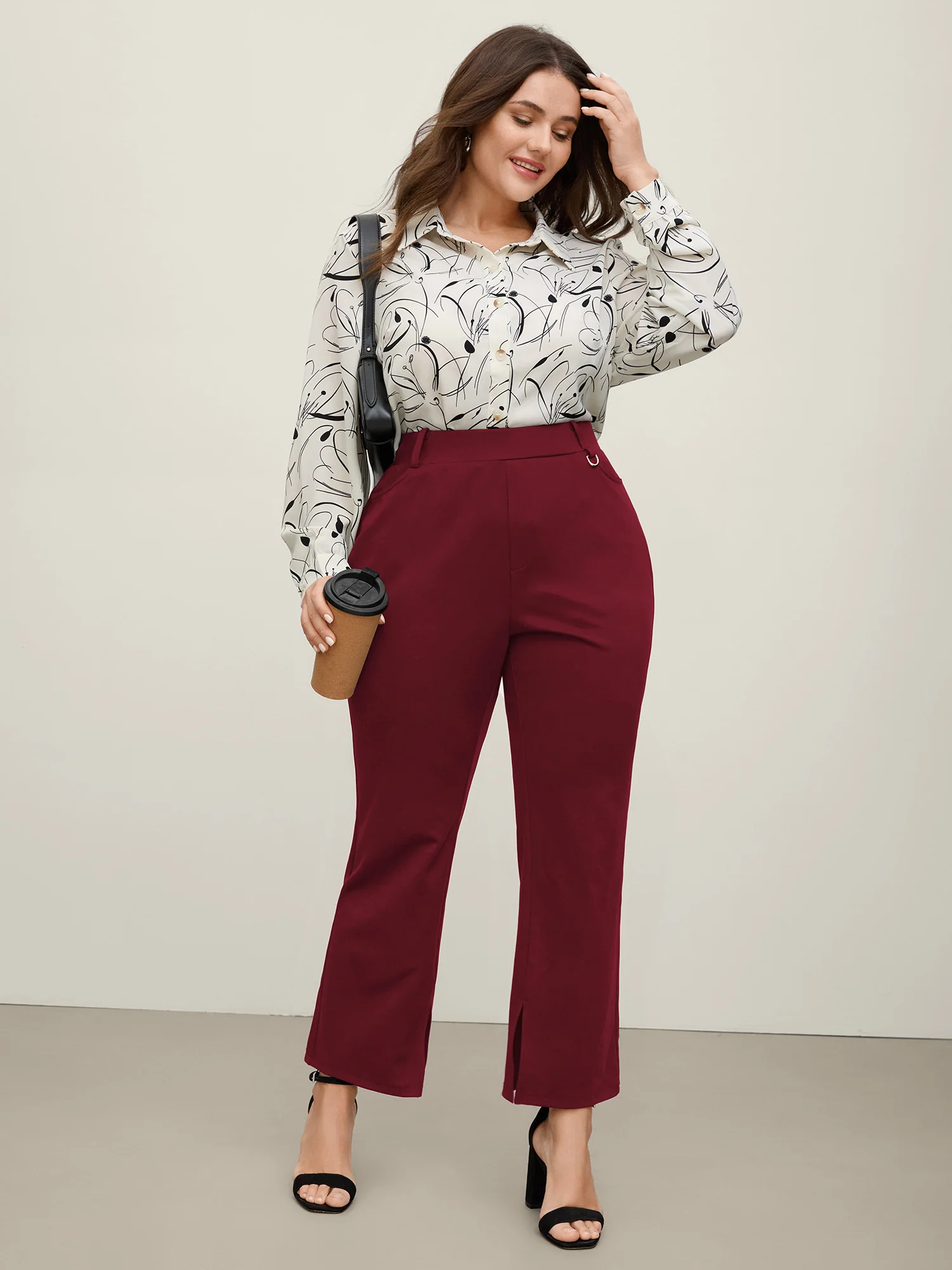 Pull-On Solid Bootcut Pants - Image 12