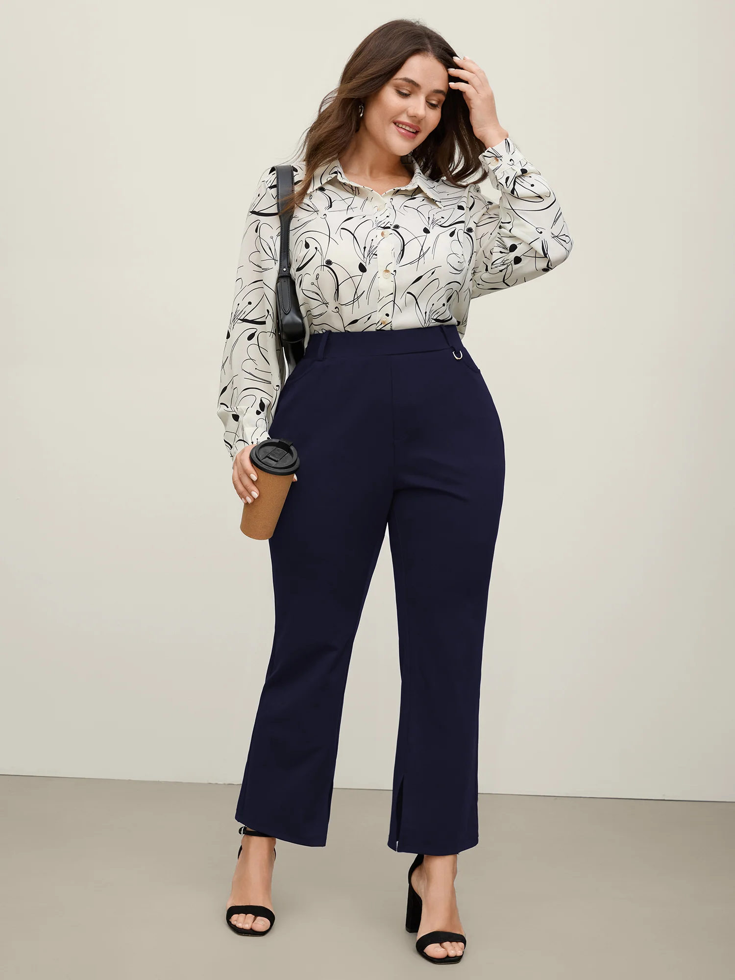 Pull-On Solid Bootcut Pants - Image 8