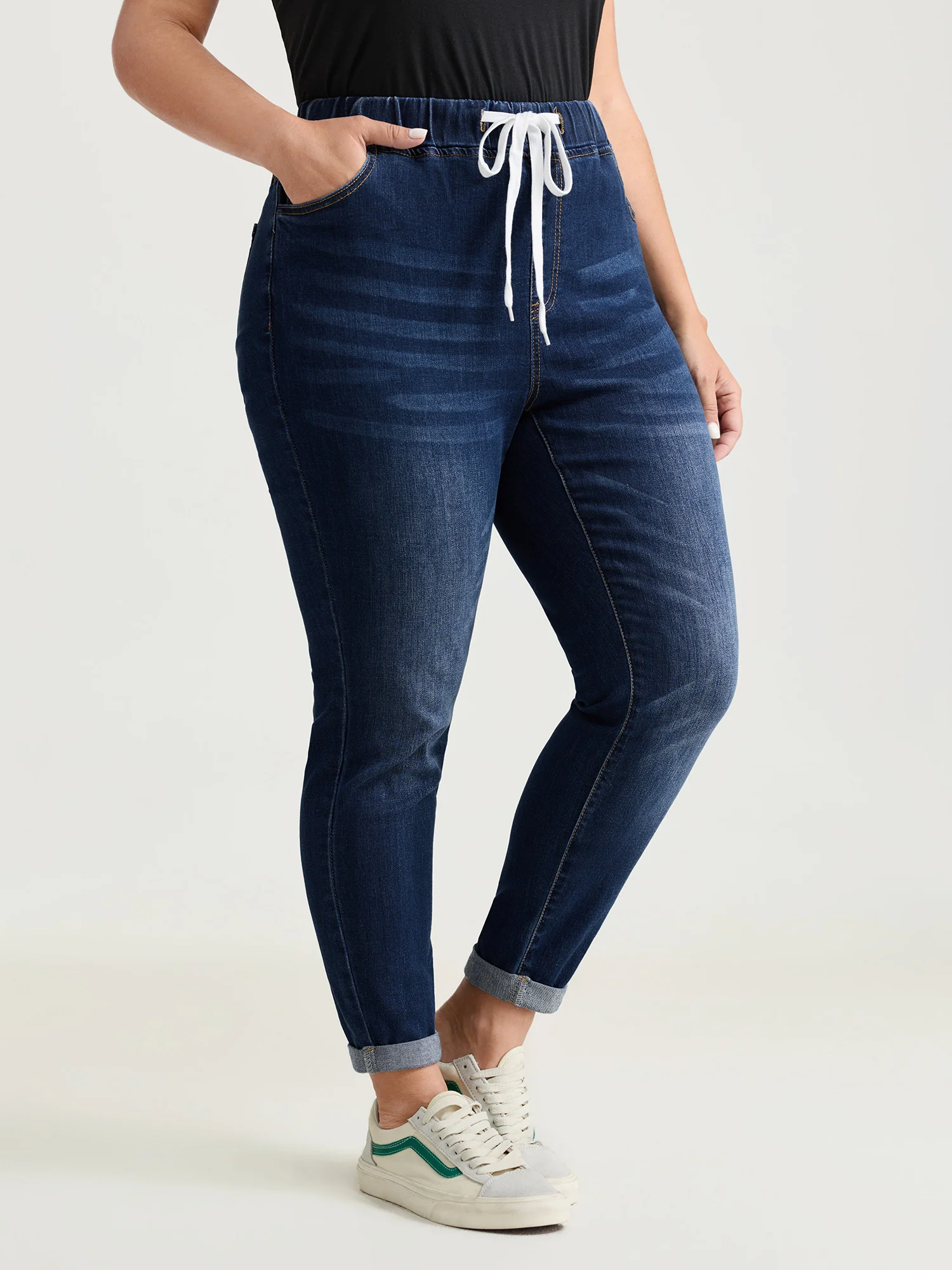 Pull-On Stretchy Skinny-Fit Jeans - Image 2