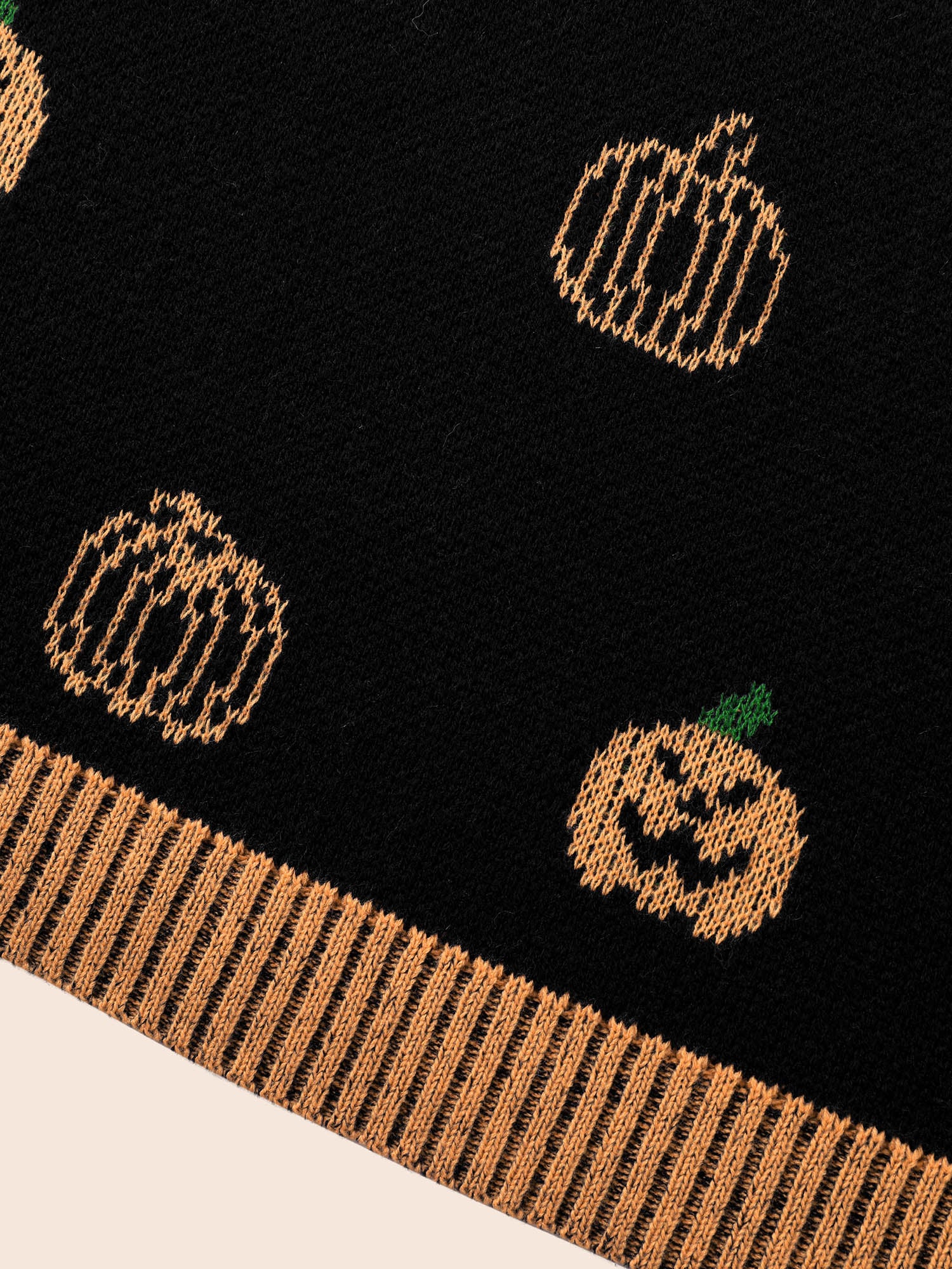 Pumpkin Patch Contrasting Color Hemline Pullover - Image 8