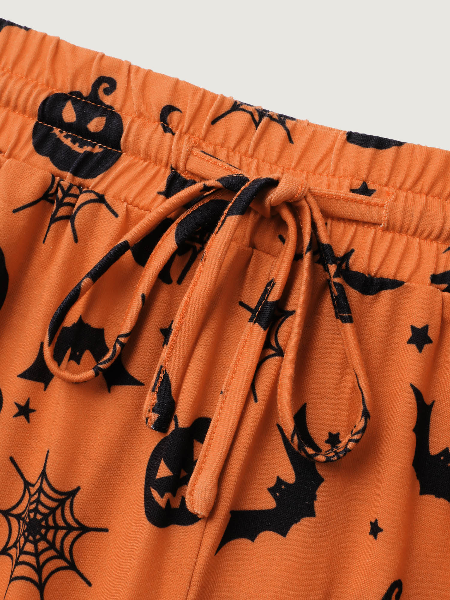 Pumpkin Patch Print Wide-Leg Lounge Bottoms - Image 7