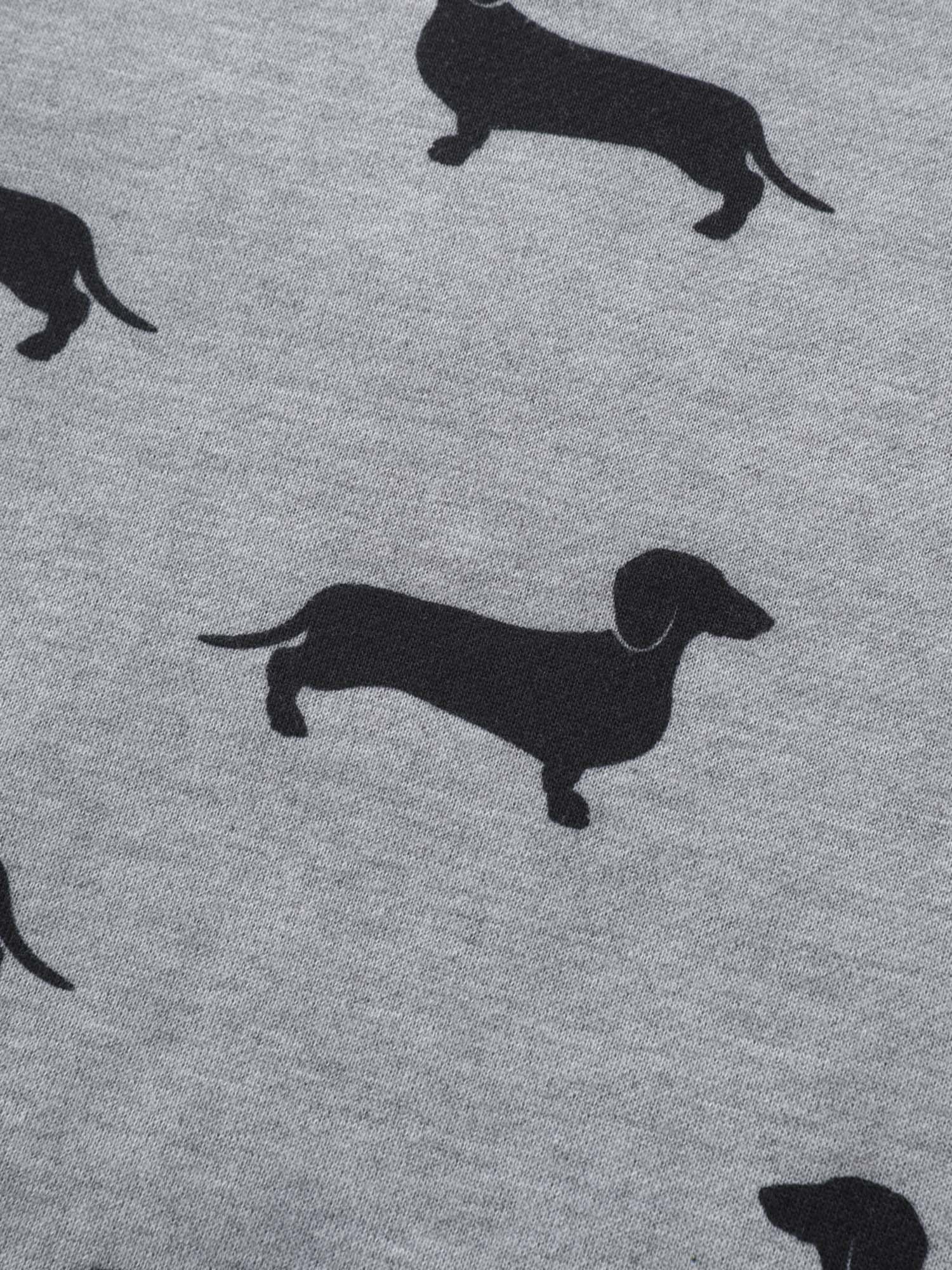 Puppy Print Round Neck Sweatshirt - Image 6