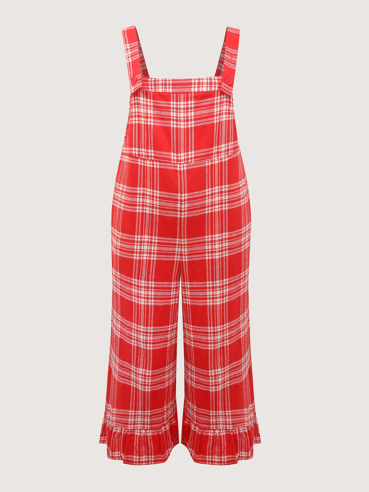Pure Cotton Adjustable Overall Pajama Jumpsuit - Image 7